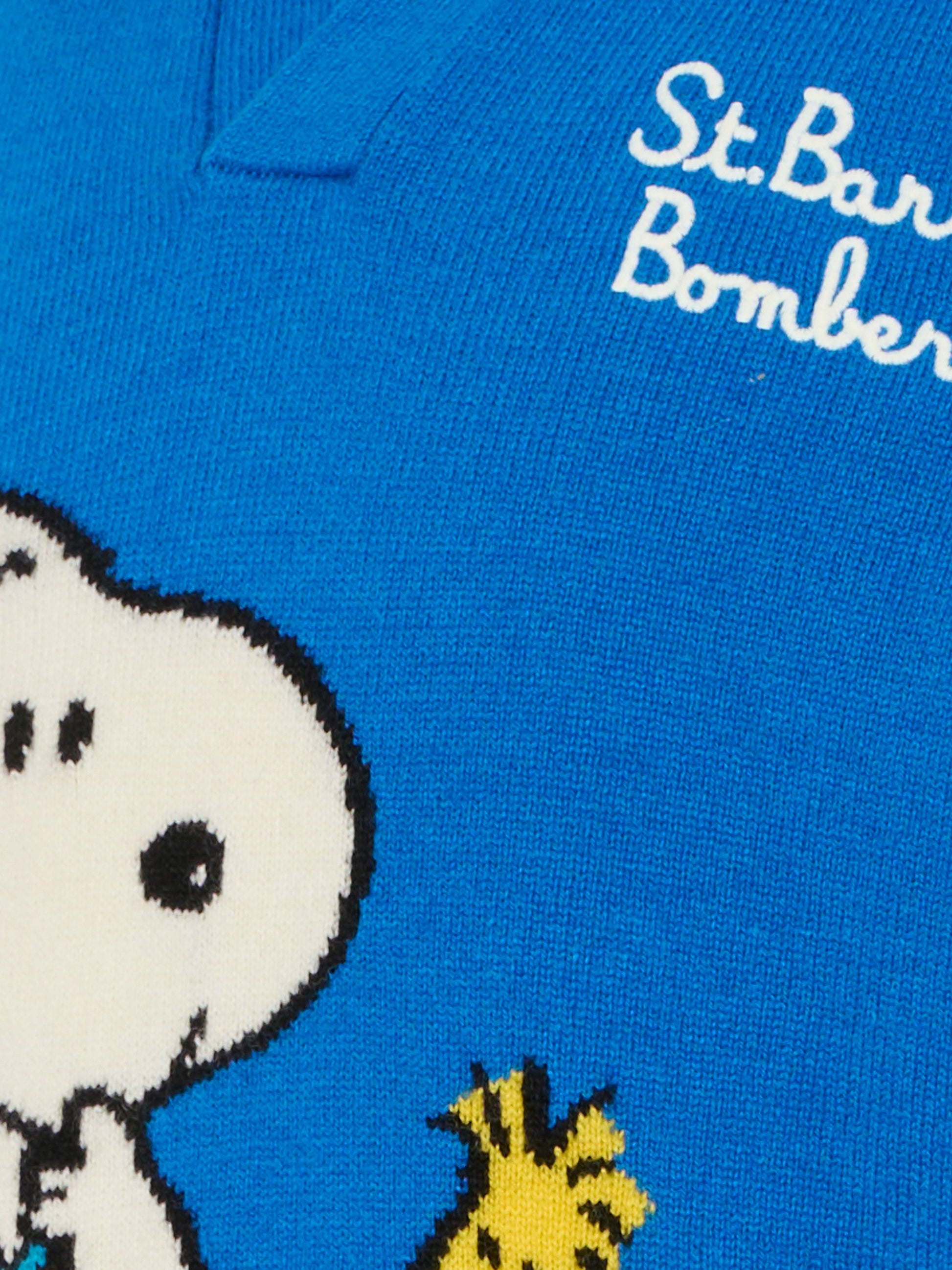 Polo blu per bambino con Snoopy,Mc2 Saint Barth,COVE001 - 00083I