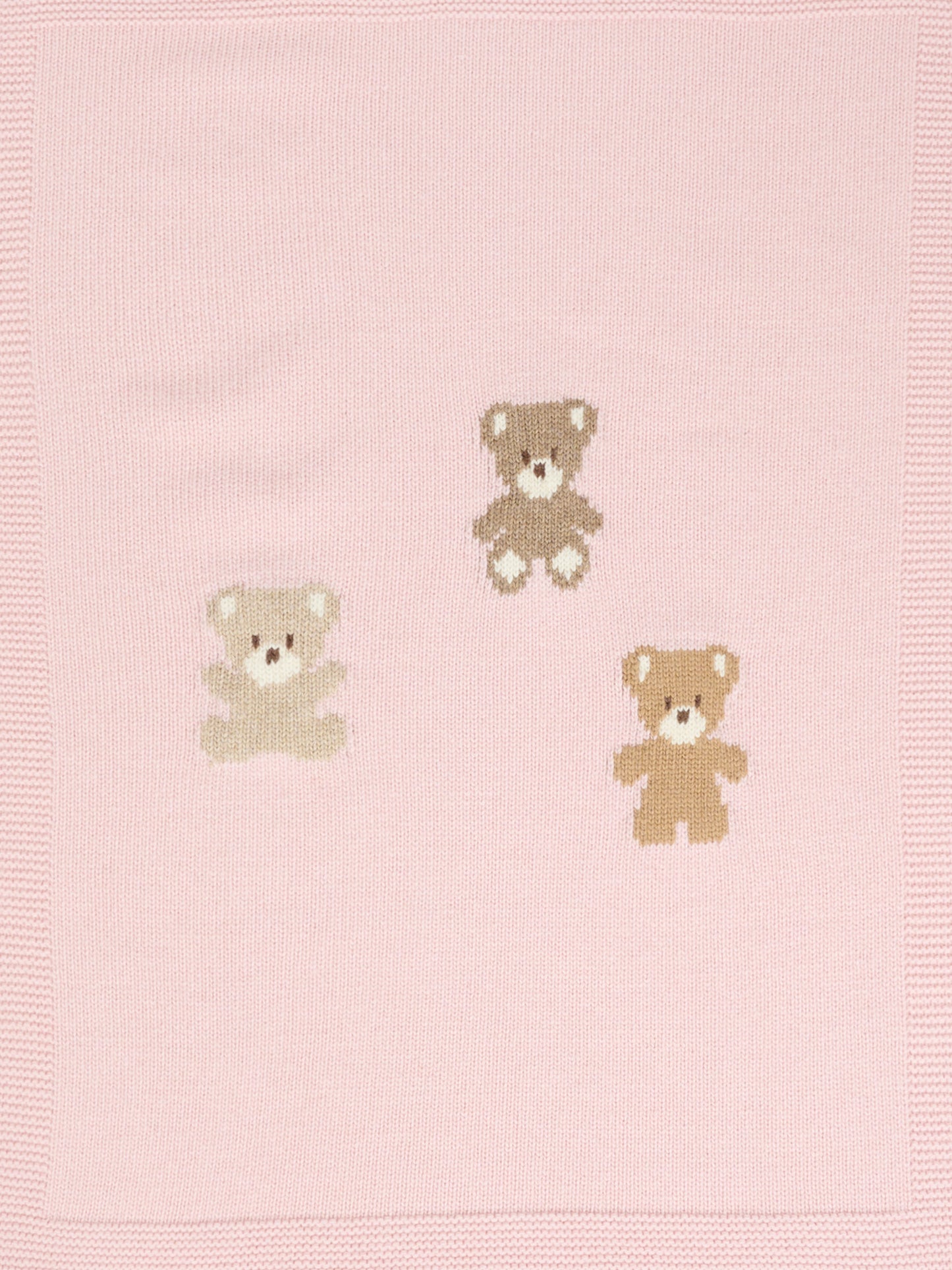 Coperta rosa per neonata con orsetti,J.o. Milano,568A1 ROSA BABY