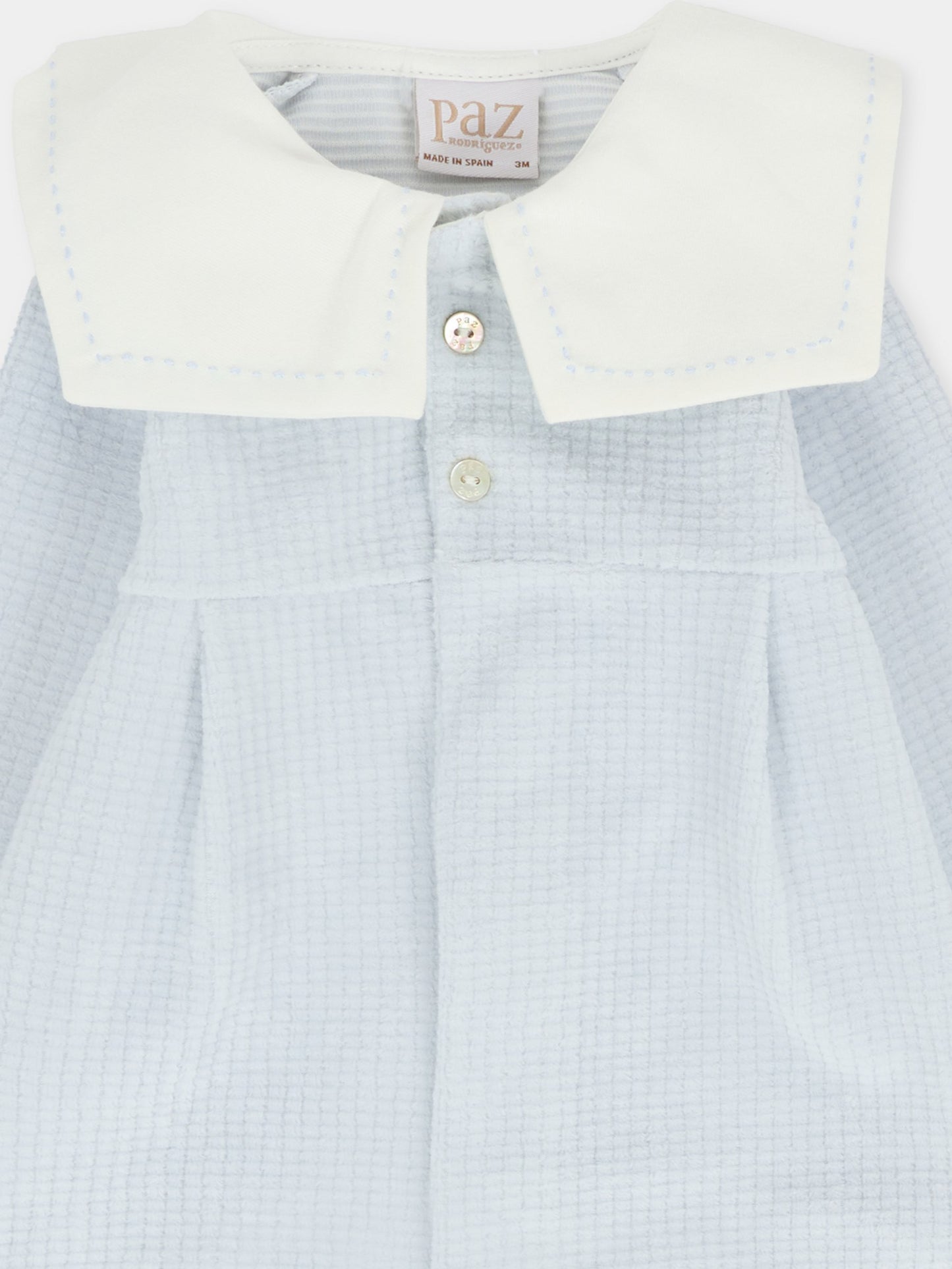 Tutina celeste per neonato con logo,Paz Rodríguez,005 193155 86 T20240