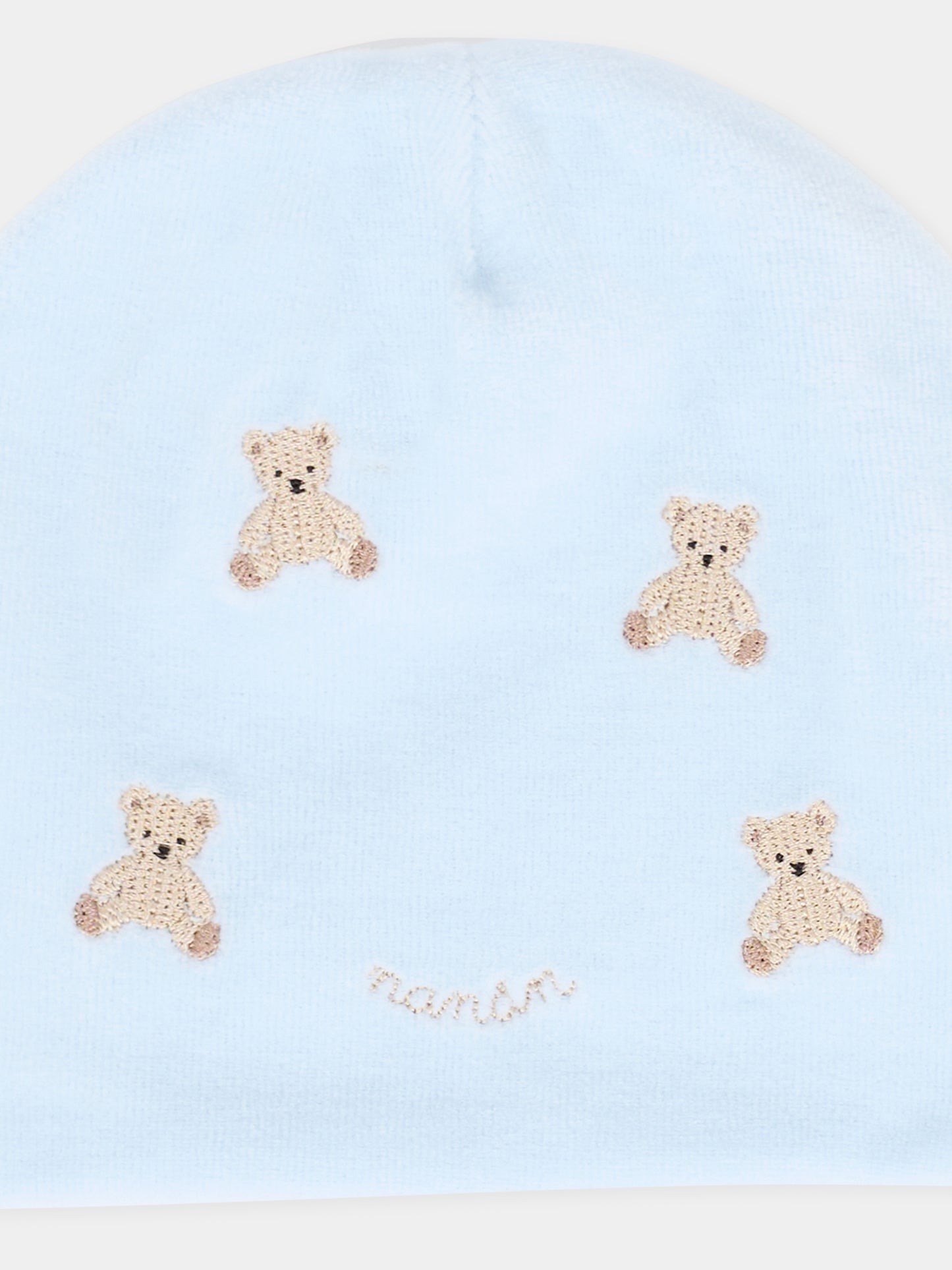 Cappello celeste per neonato con orsetti,Nanán,I25018A