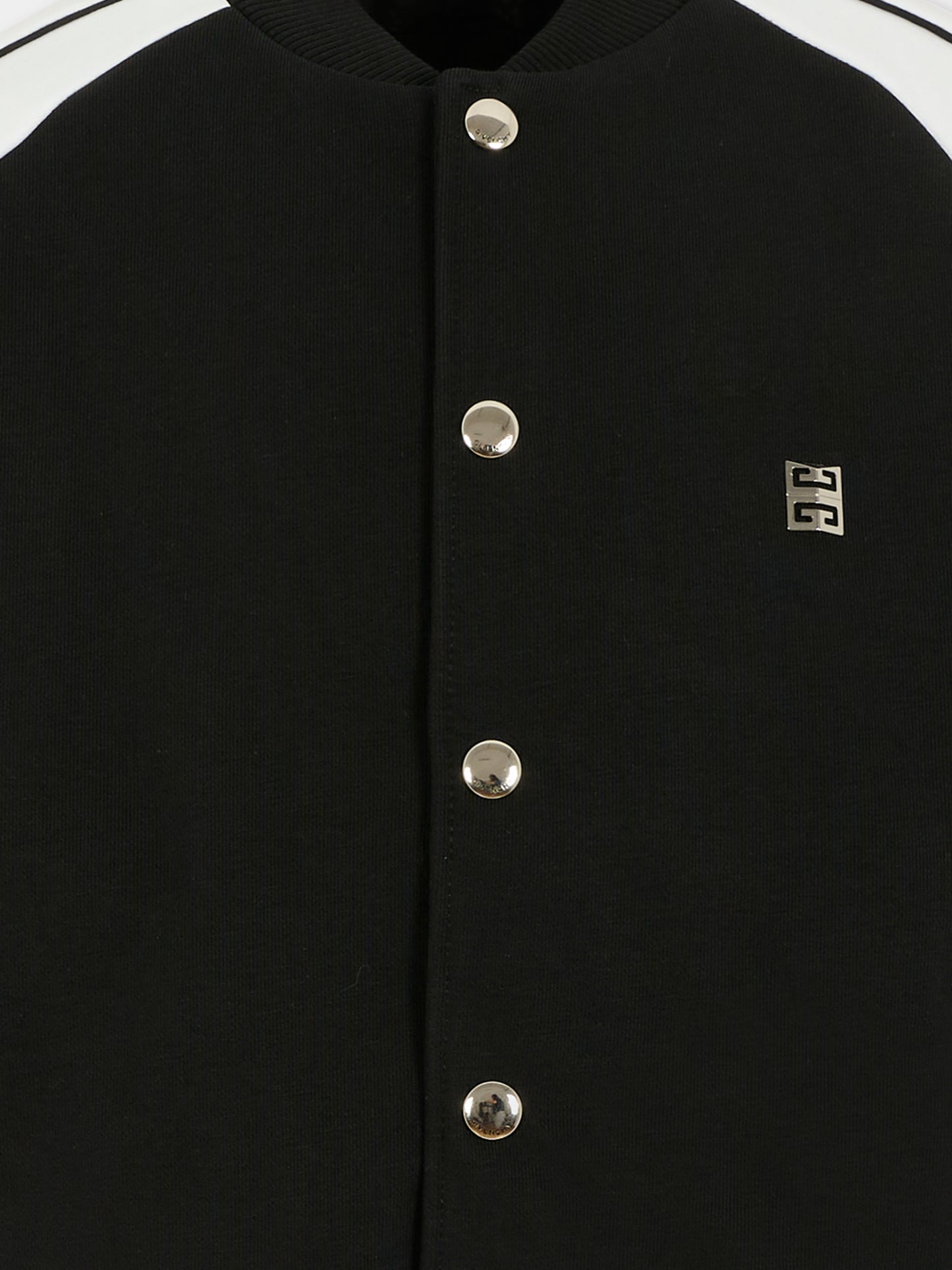 Bomber nero per bambino con logo ricamato,Givenchy Kids,H31036 09B