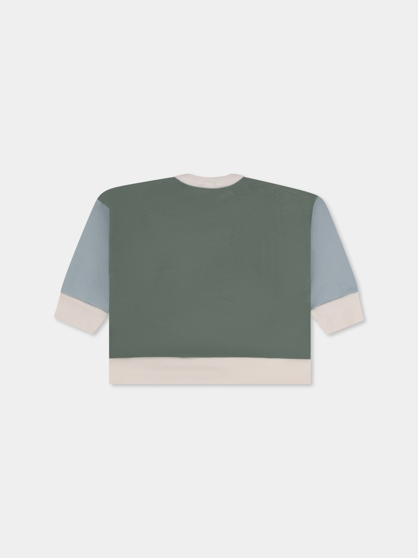 Felpa multicolor per neonato con logo,Petit Bateau,A0BE5 01