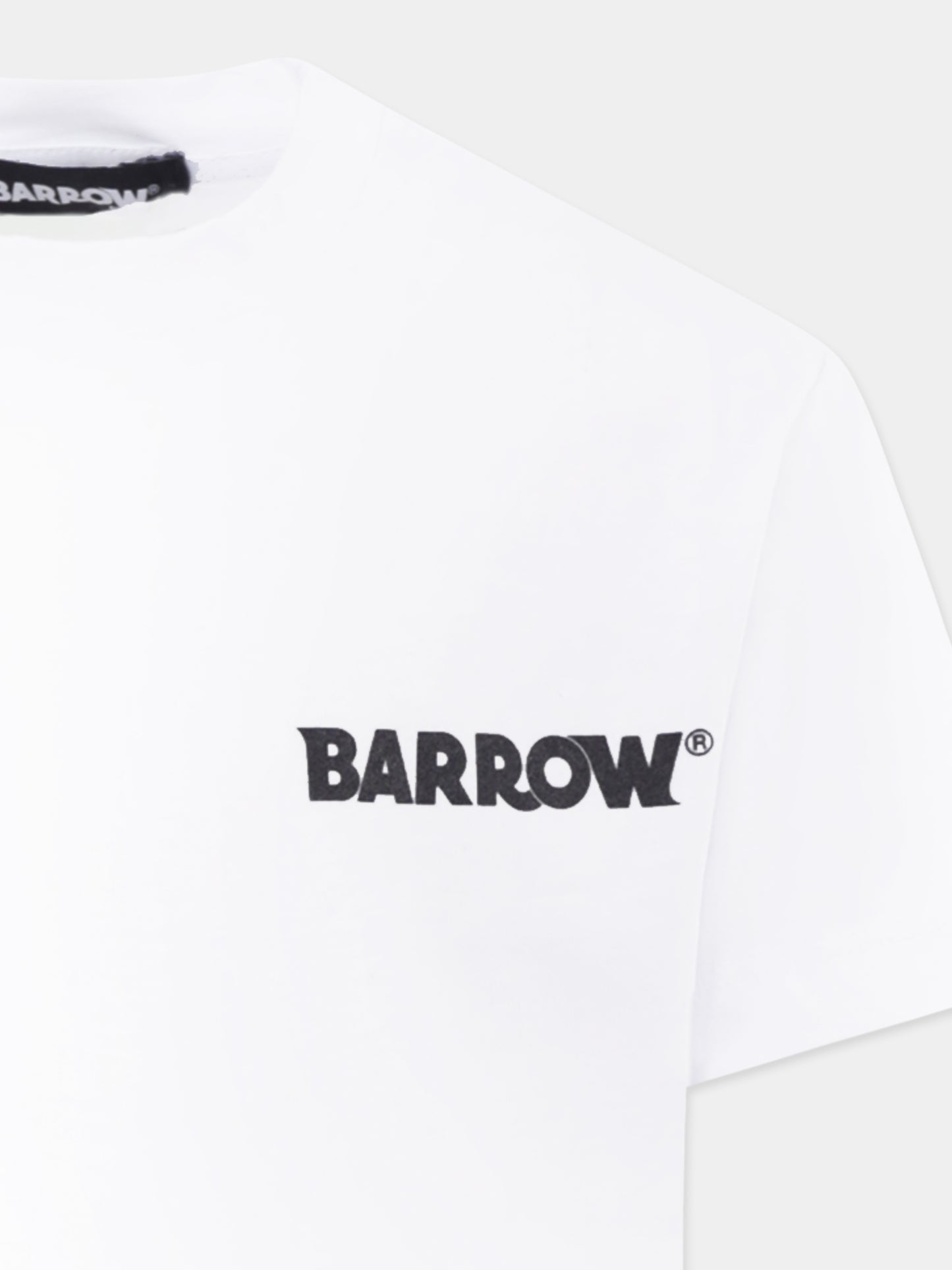 White t-shirt for kids with smiley