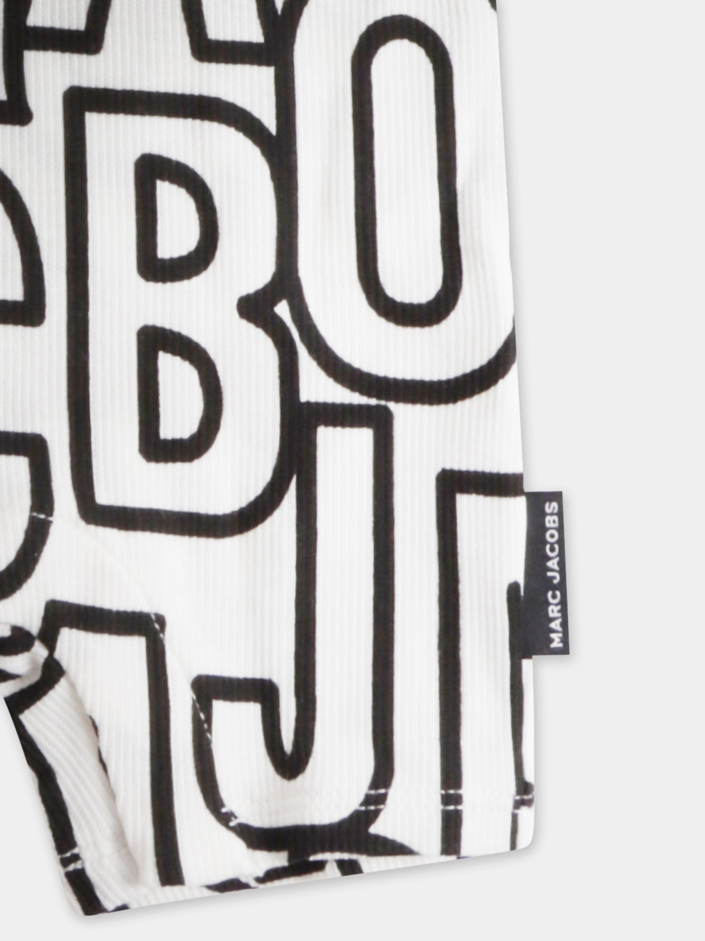 Pagliaccetto avorio per neonati con logo all over,Marc Jacobs,W60514 126