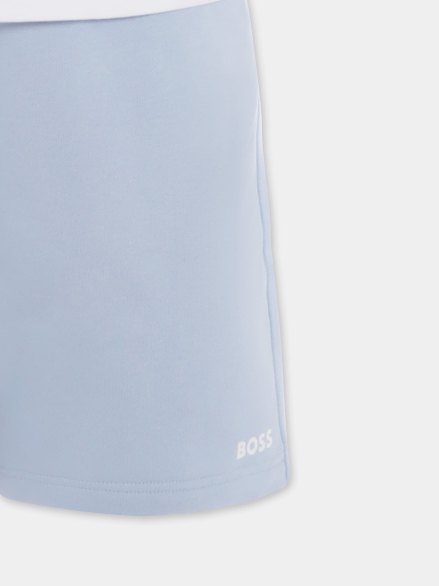 Completo bianco per bambino con logo,Boss,J50748 10P