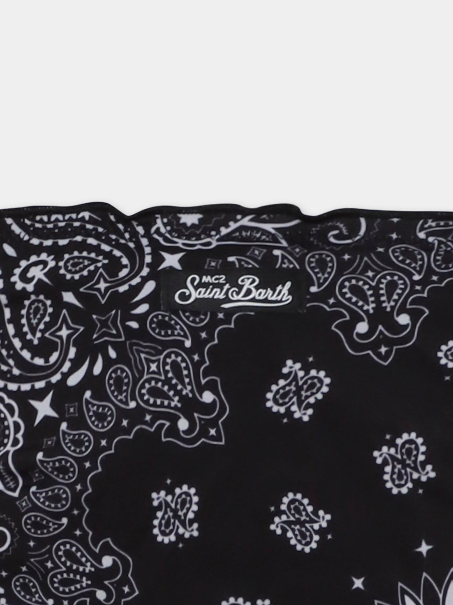 Black bikini for girl with print