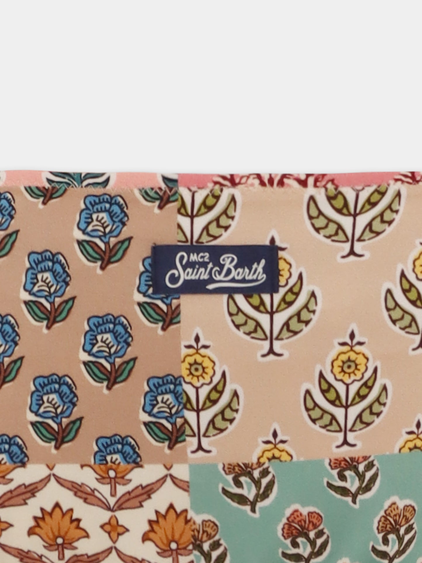 Bikini multicolor reversibile per bambina con stampa floreale,Mc2 Saint Barth,JAI0004 04714H