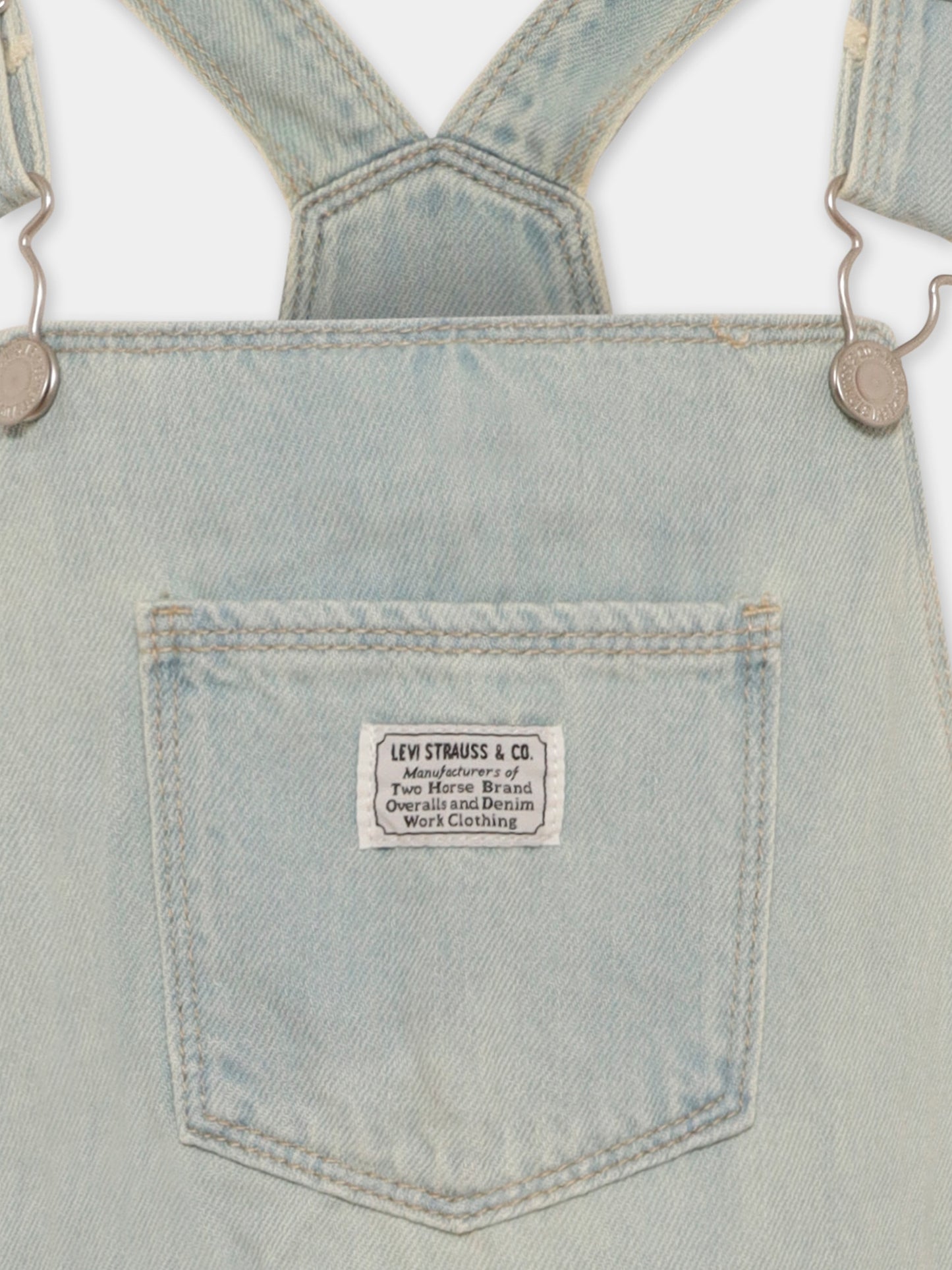 Salopette denim per bambina,Levi's Kids,LK3EH031 L6Q