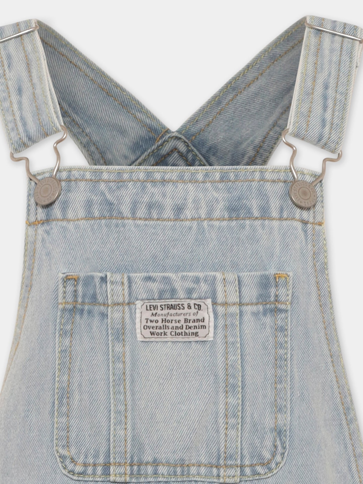 Salopette denim per bambina,Levi's Kids,3EH030 LA0