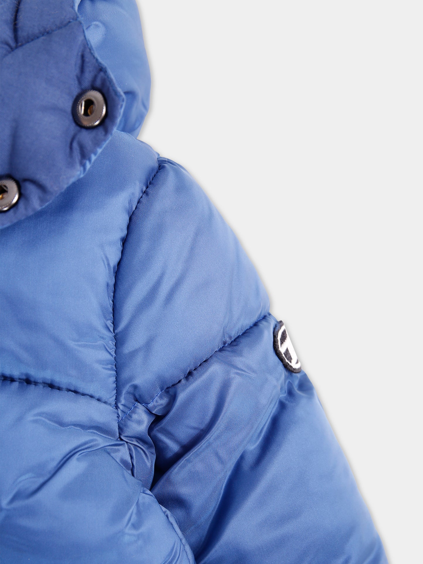 Piumino blu per neonato con logo,Diesel,K00588 KXBND K843