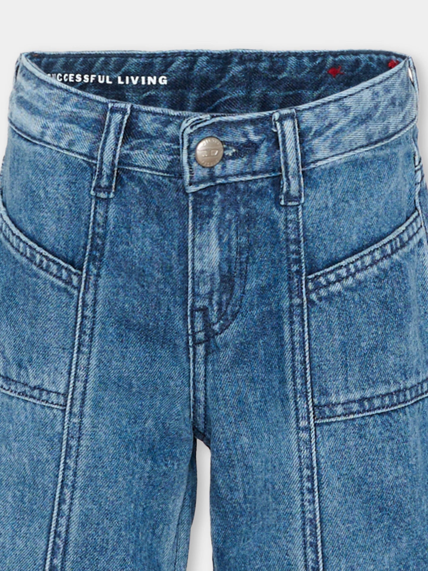 Jeans denim per bambina a zampa,Diesel,J02343 KXBSV K01