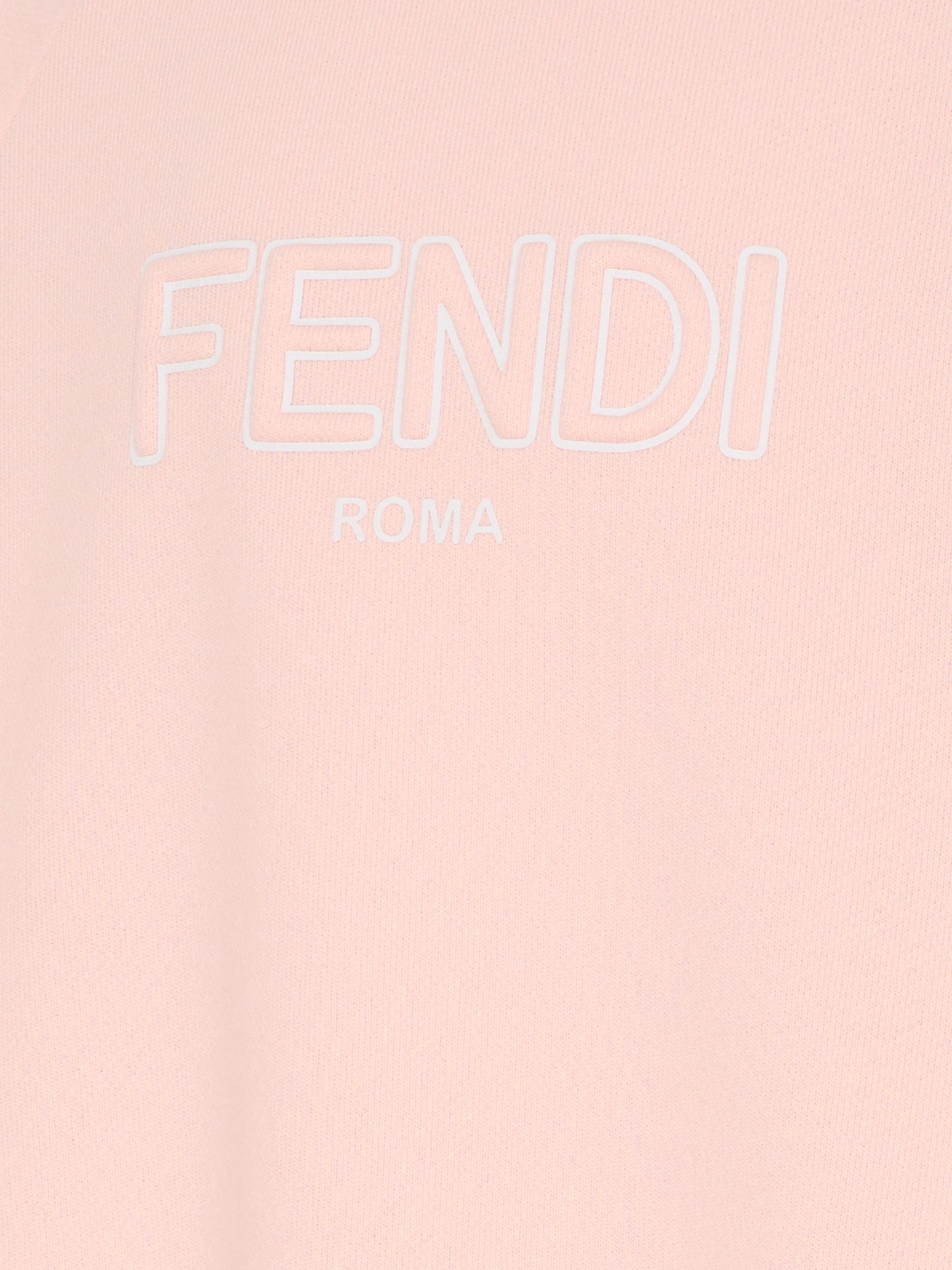 Vestito rosa per bambina con logo,Fendi Kids,JFB836 5V0 F1UL9