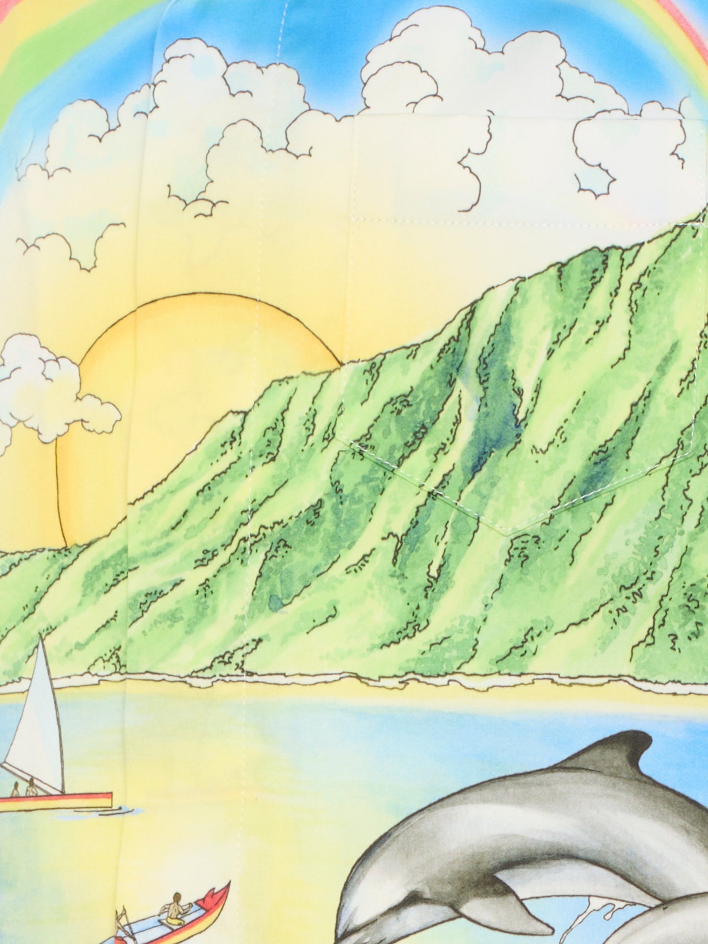 Camicia multicolor per bambino con stampa Aloha,Casablanca,KSP26 SH 180 02 EX BC