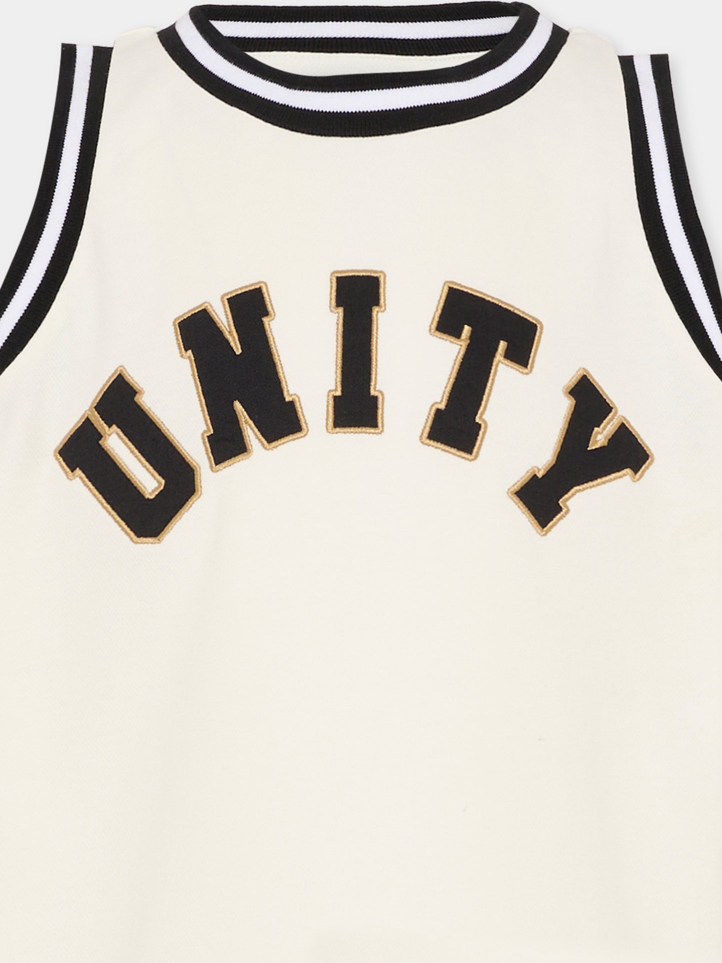 Canotta Real avorio per bambino con scritta,Molo,1S26A101 5632