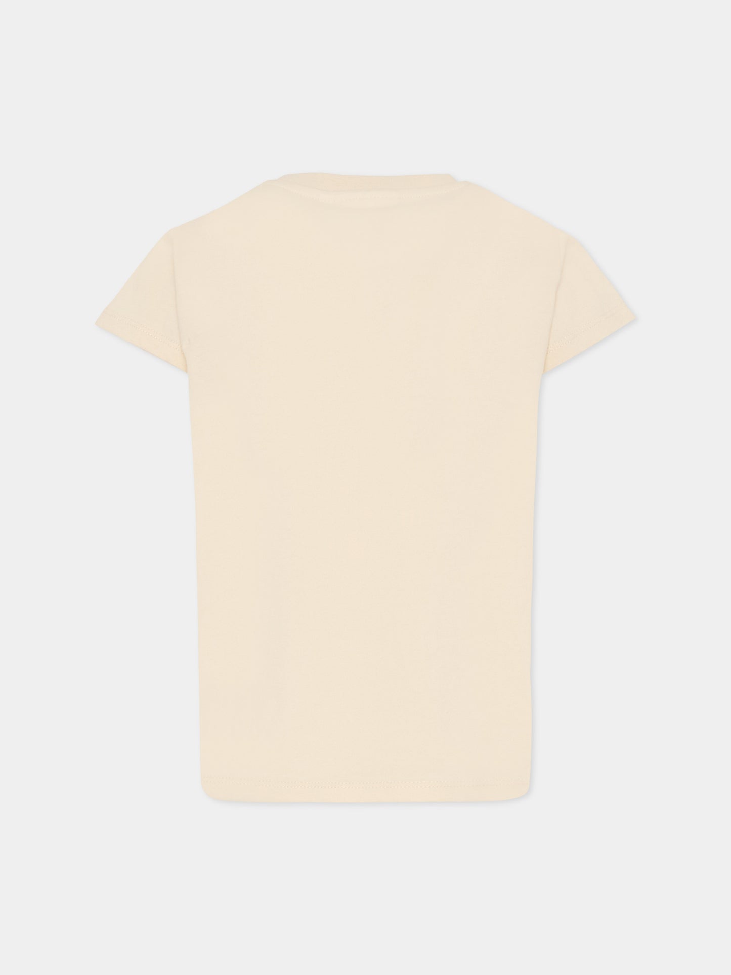 T-shirt Ranva beige per bambina cuori,Molo,2S26A217 8894