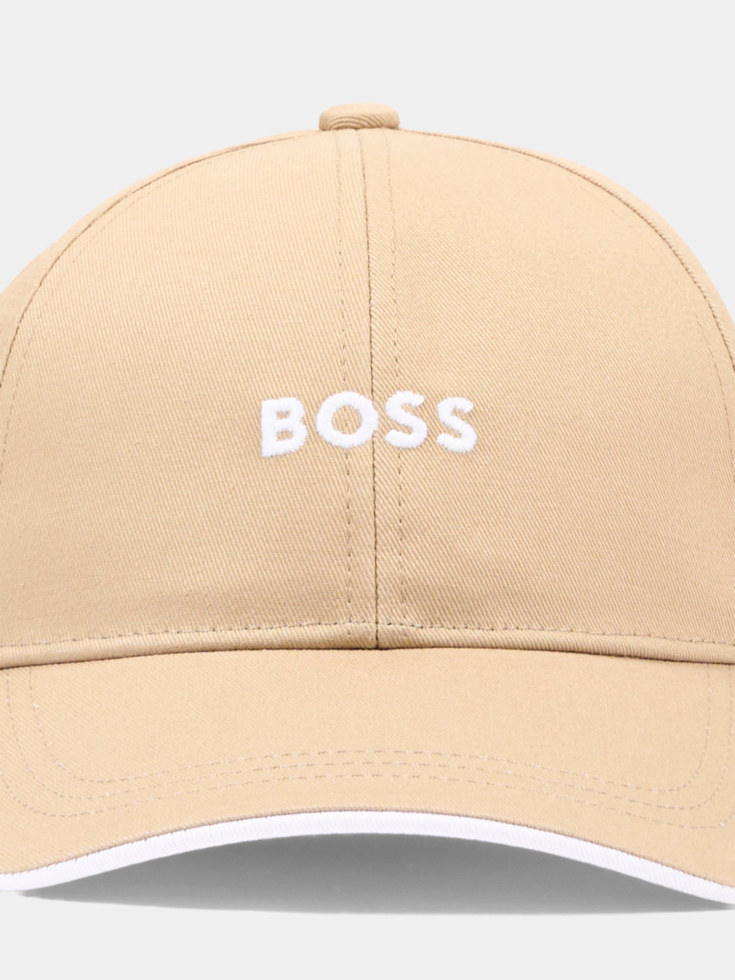 Cappello con visiera beige per bambino con logo,Boss,J53115 249