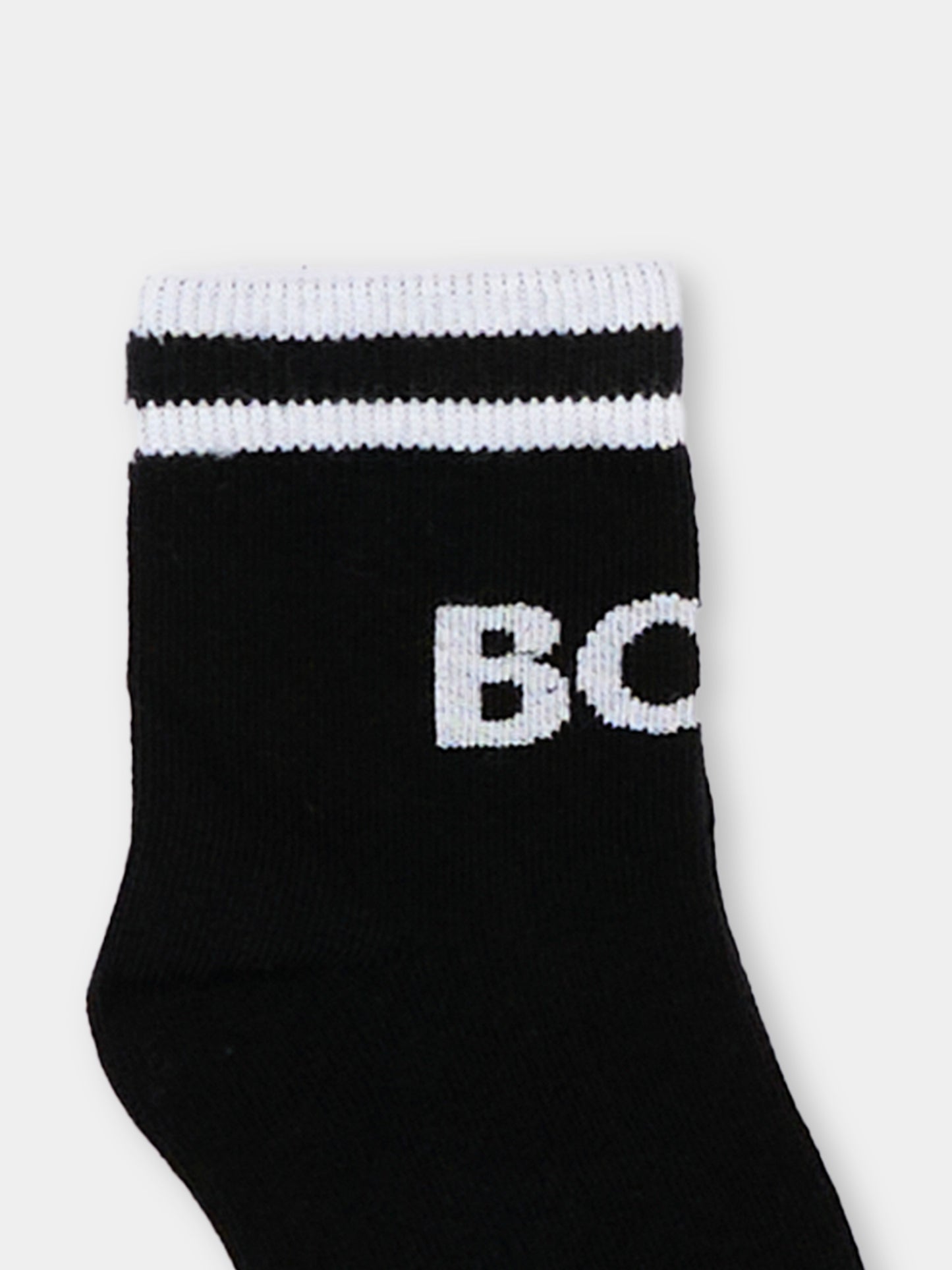 Calzini multicolor per neonato con logo,Boss,J53146 09B