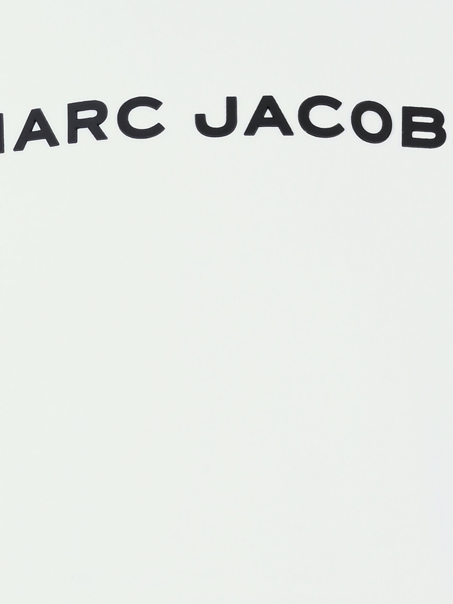 Felpa bianca per bambini con logo,Marc Jacobs,W60319 10P