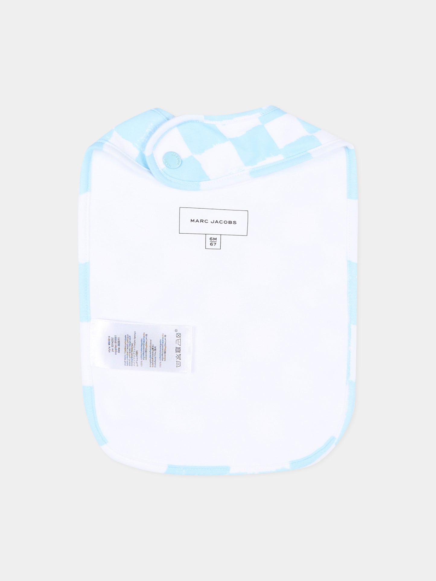 Set tutina celeste per neonato con logo,Marc Jacobs,W60814 77B
