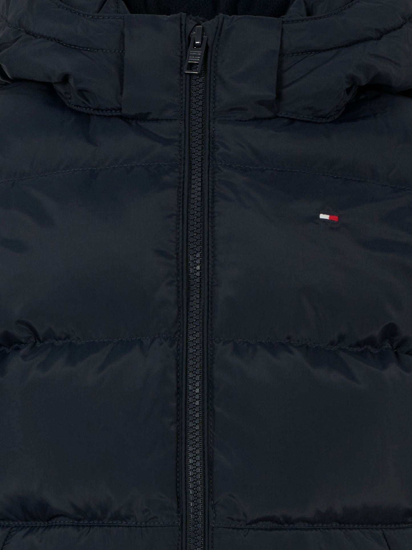 Piumino blu per bambini con logo,Tommy Hilfiger Junior,KB0KB08341 DW5