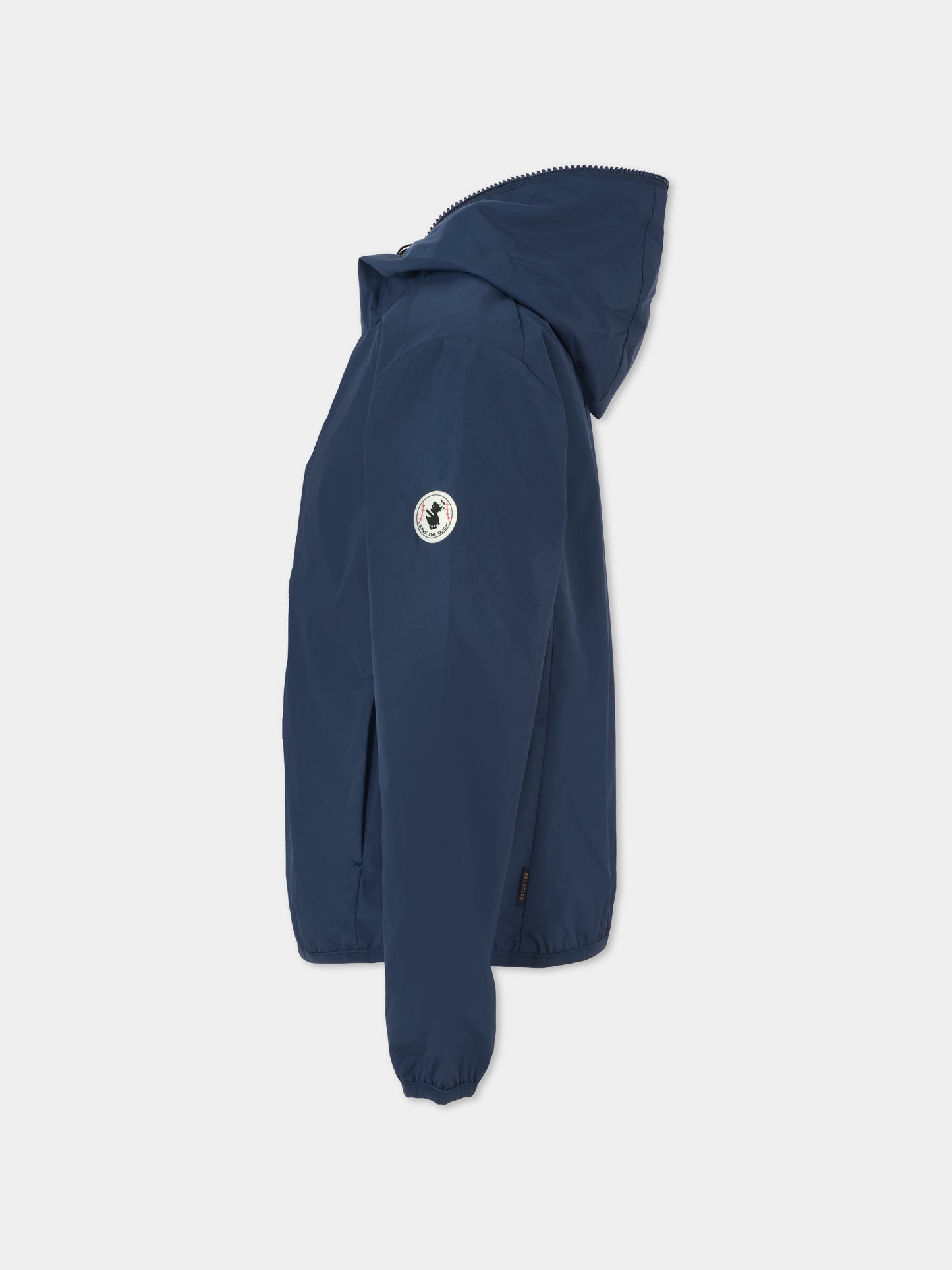 Giacca a vento blu Nolen per bambino con logo,Save The Duck Kids,J30571X WIND20 90000