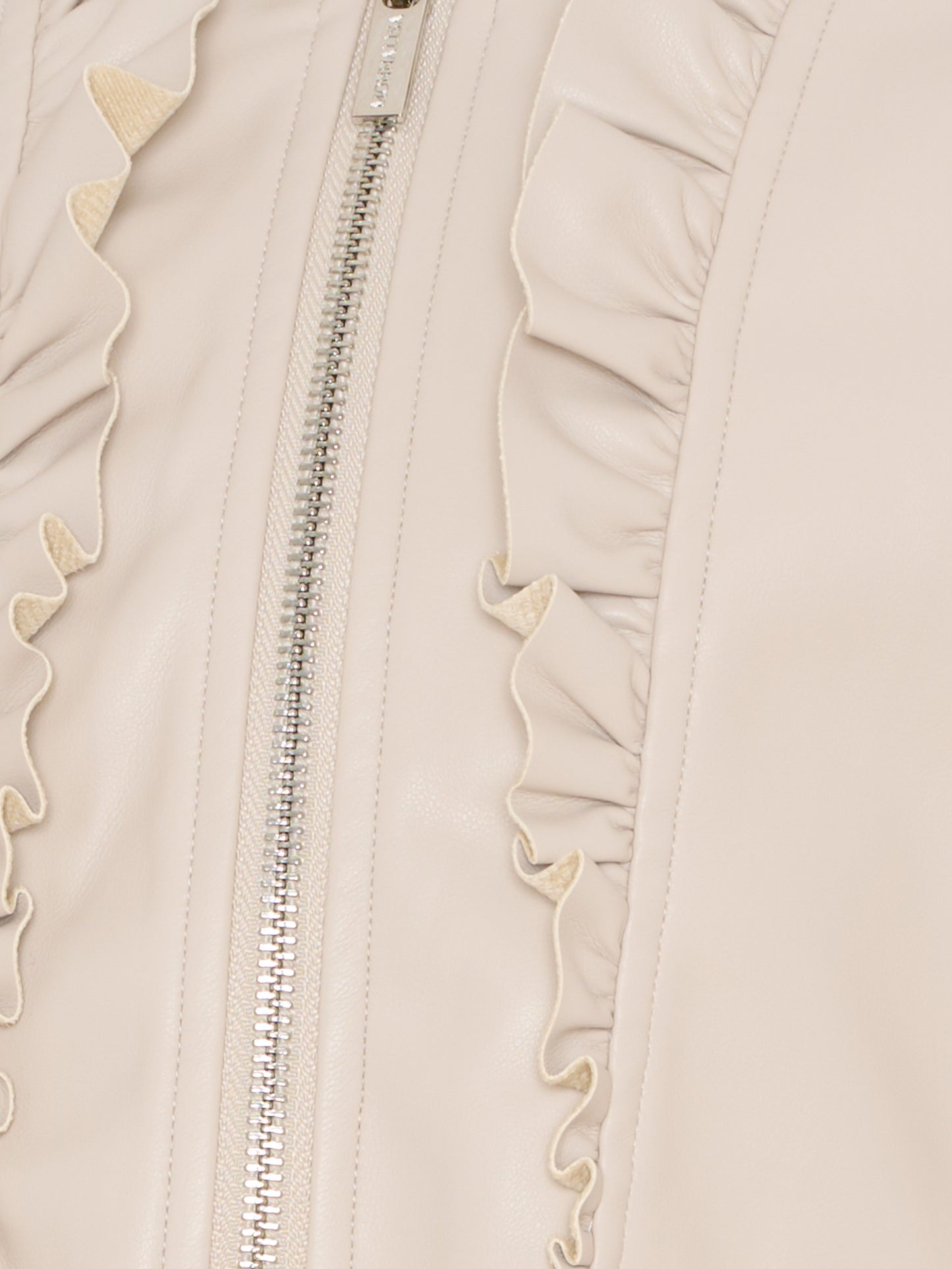 Giubbotto beige per bambina,Monnalisa,17G101 - 7023 - 0003