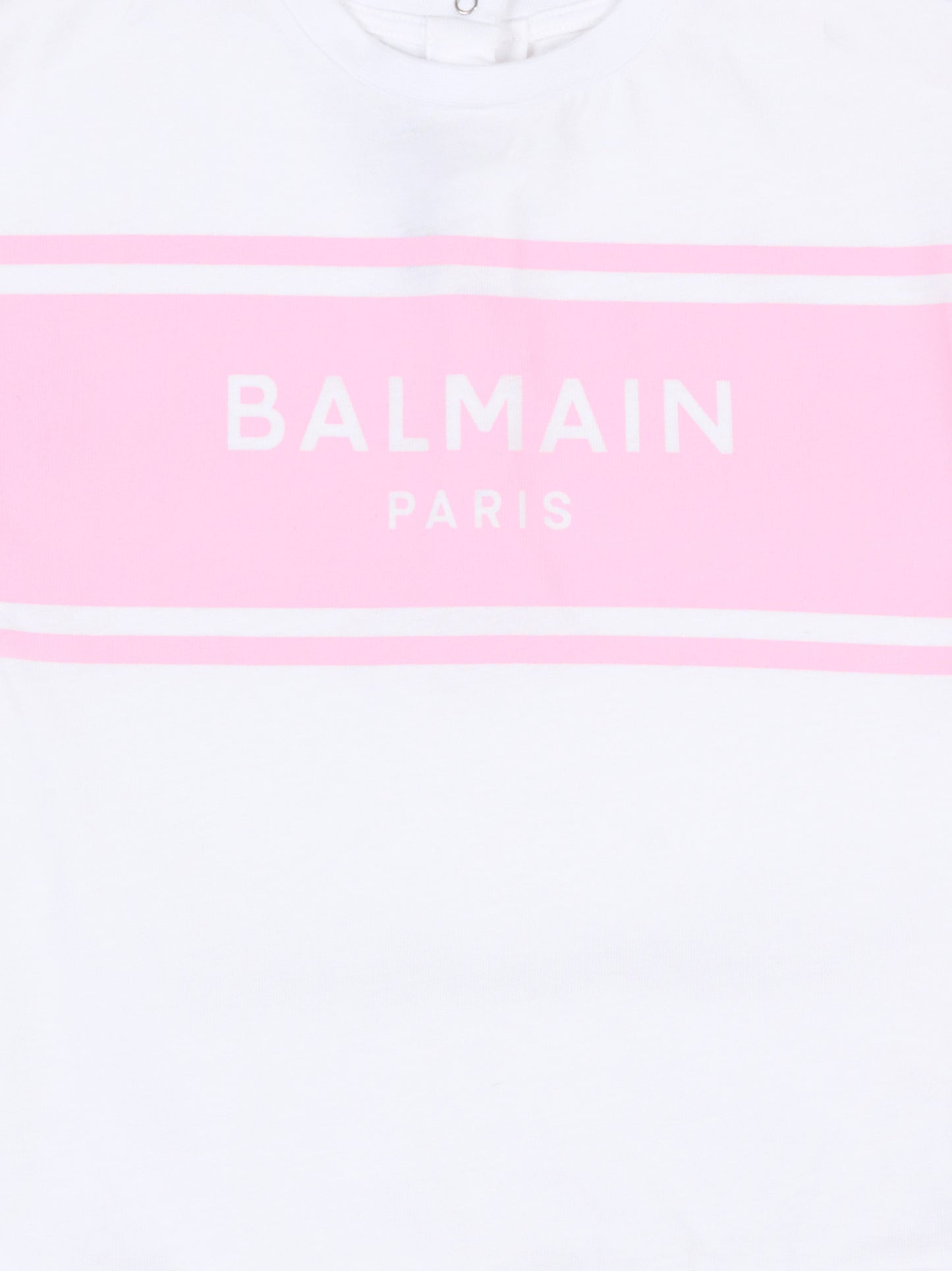 Vestito bianco per neonata con logo,Balmain Kids,BY1001-Z3672 100RS