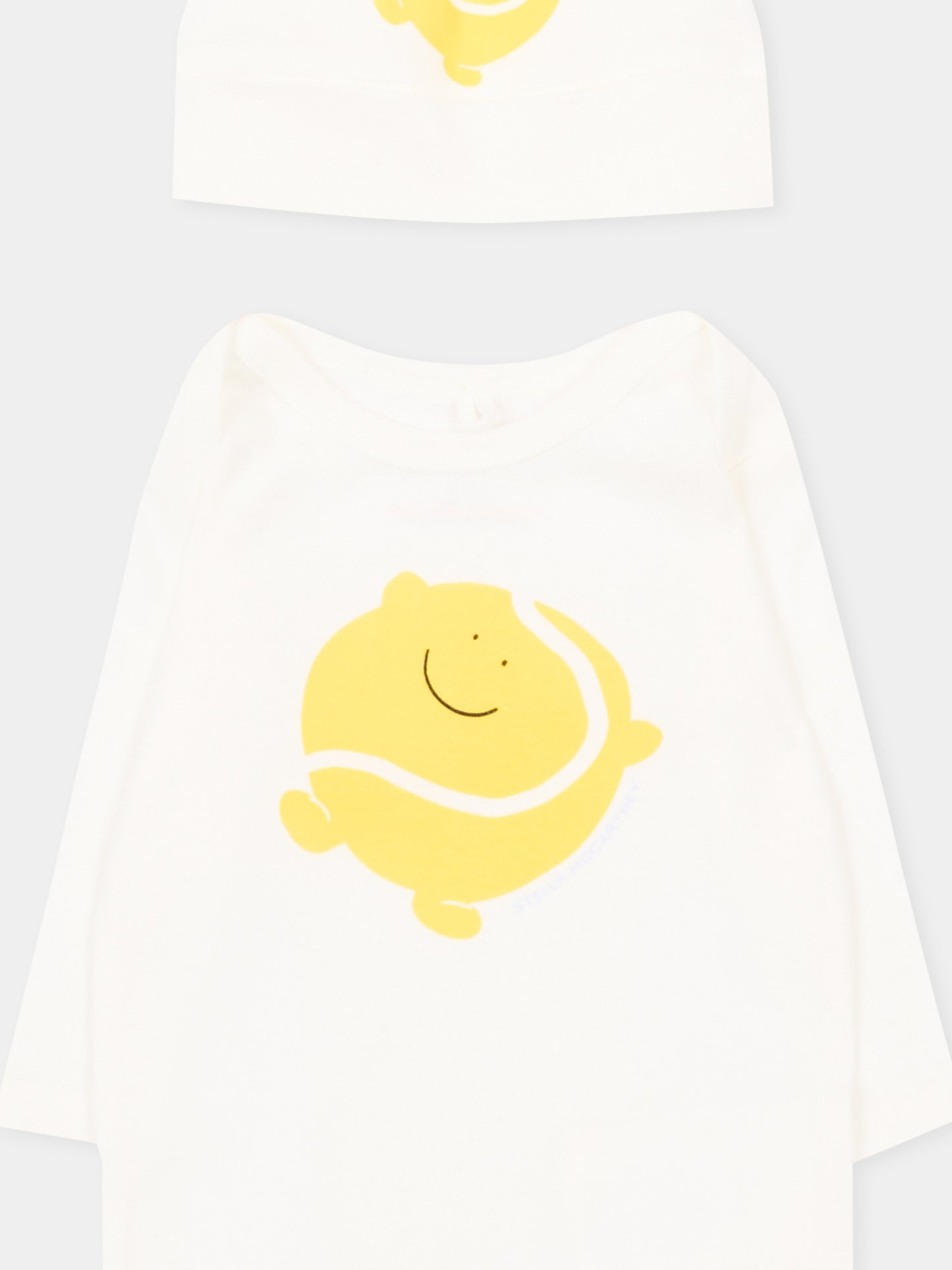 Set tutina avorio per neonato con pallina da tennis,Stella Mccartney Kids,TYB510-Z0669 101