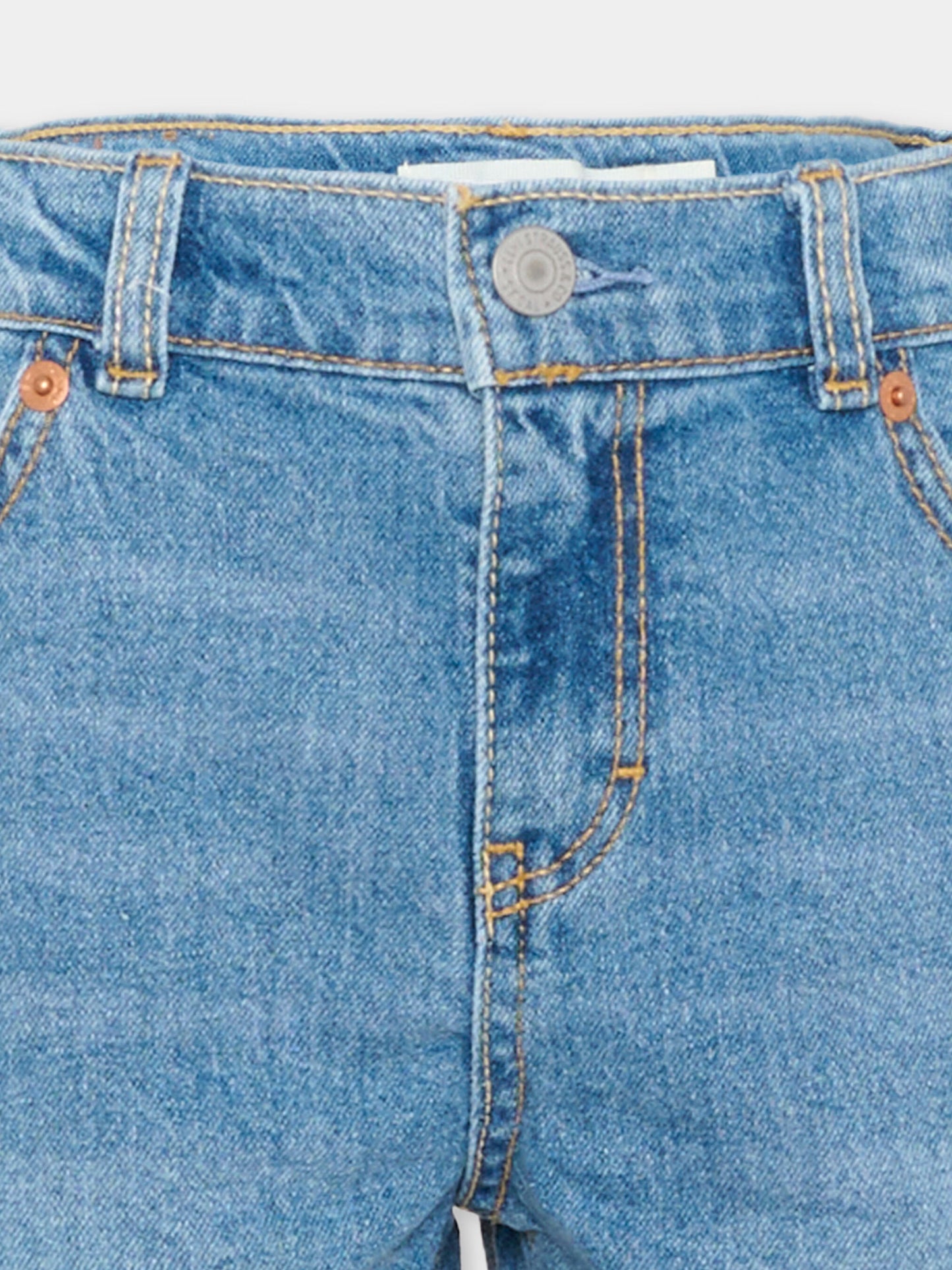 Shorts denim per bambina,Levi's Kids,4EM220 MDU