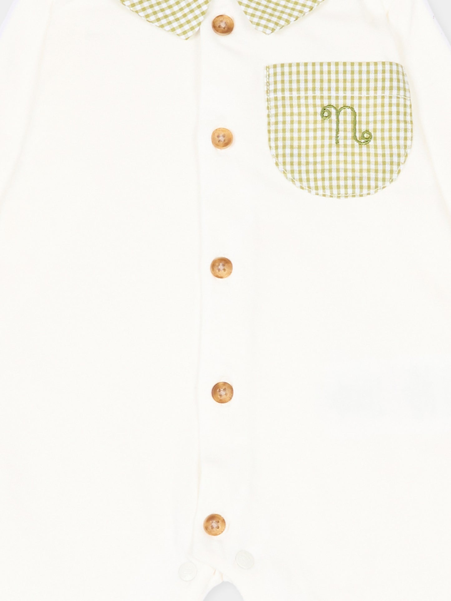 Tutina avorio per neonati vichy,Nanán,E26159V