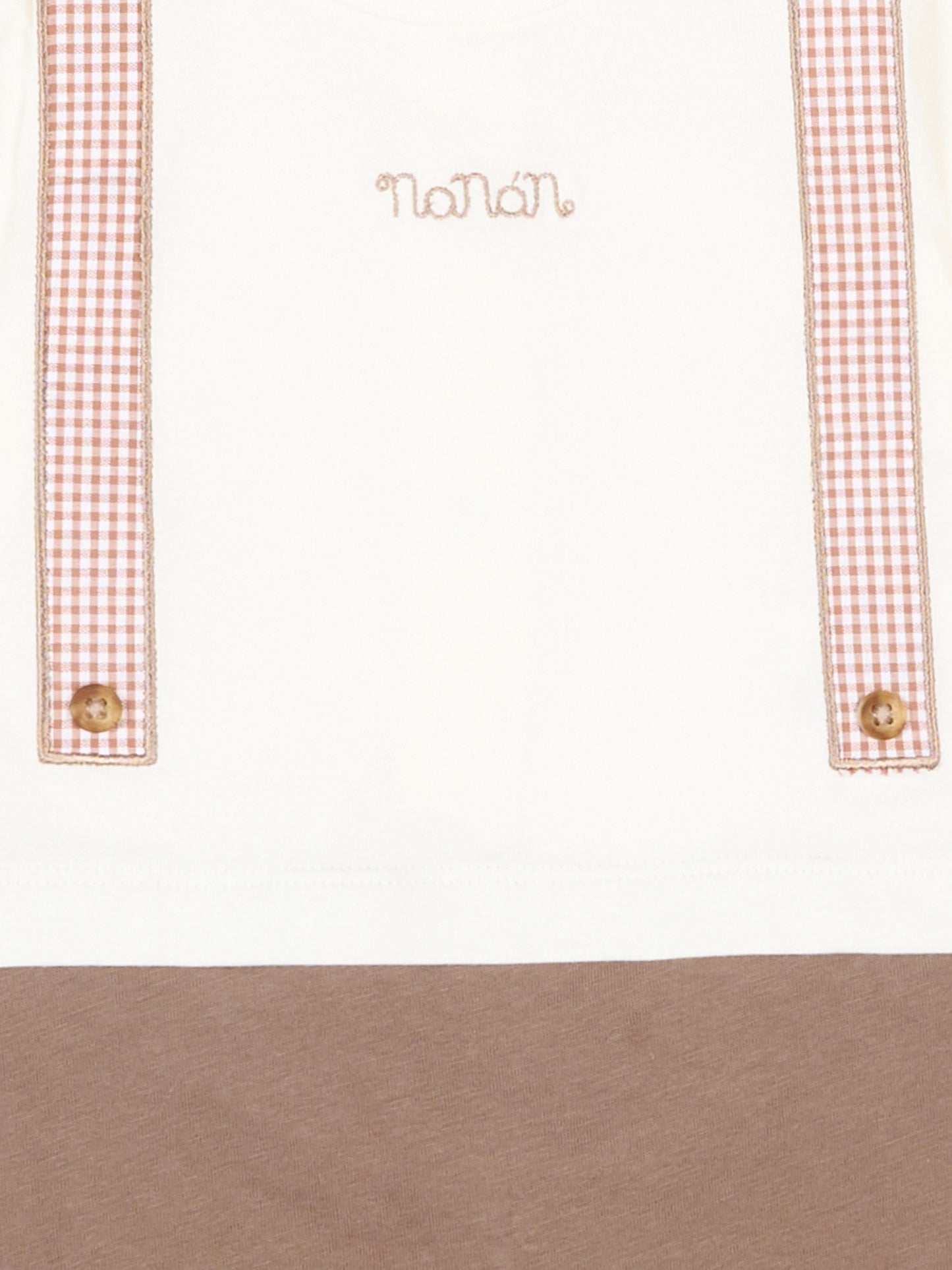 Pagliaccetto marrone per neonato,Nanán,E26160M