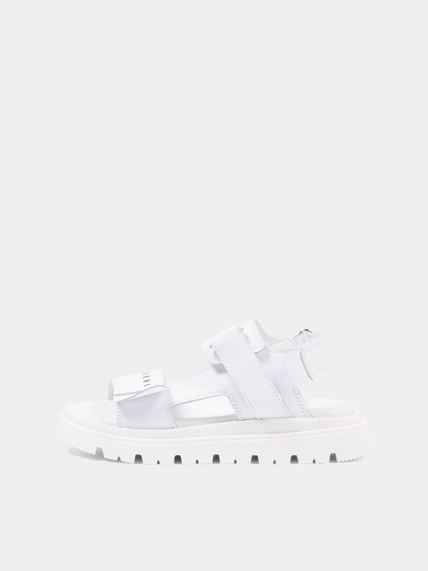 Sandalo bianco per bambina con logo,Marni Kids,82307 - VAR2