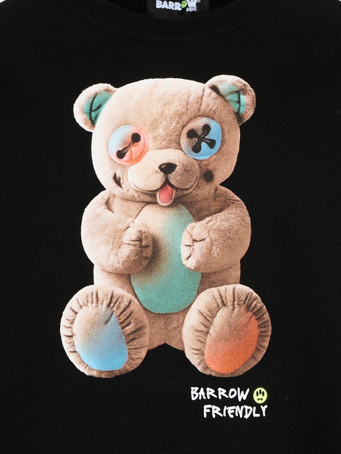 Felpa rosa per bambina con orsetto,Barrow,S6BKJUSW005 BW311