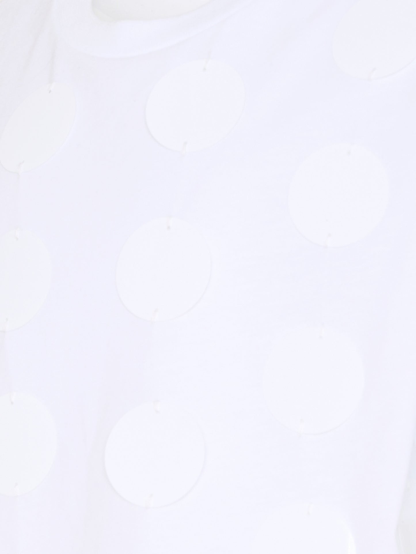 T-Shirt bianca per bambina con paillettes,Msgm Kids,S6MSJGTH099 001