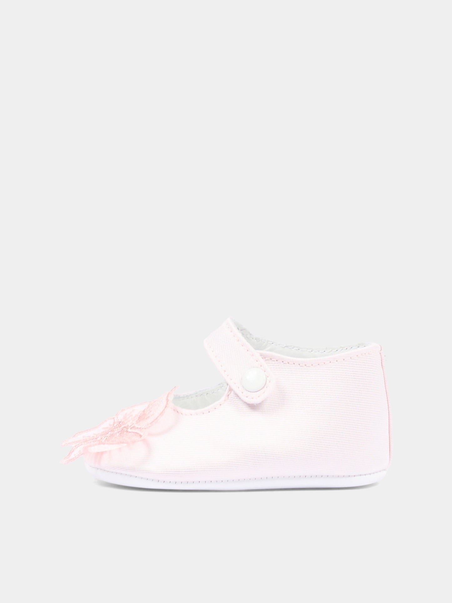 Ballerine rosa per neonata con fiore,Simonetta,SY0016-S0251 515