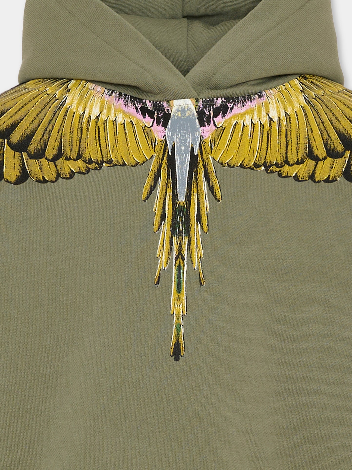 Felpa verde per bambino con ali,County Of Milan Kids,S6CMJBHS022 082