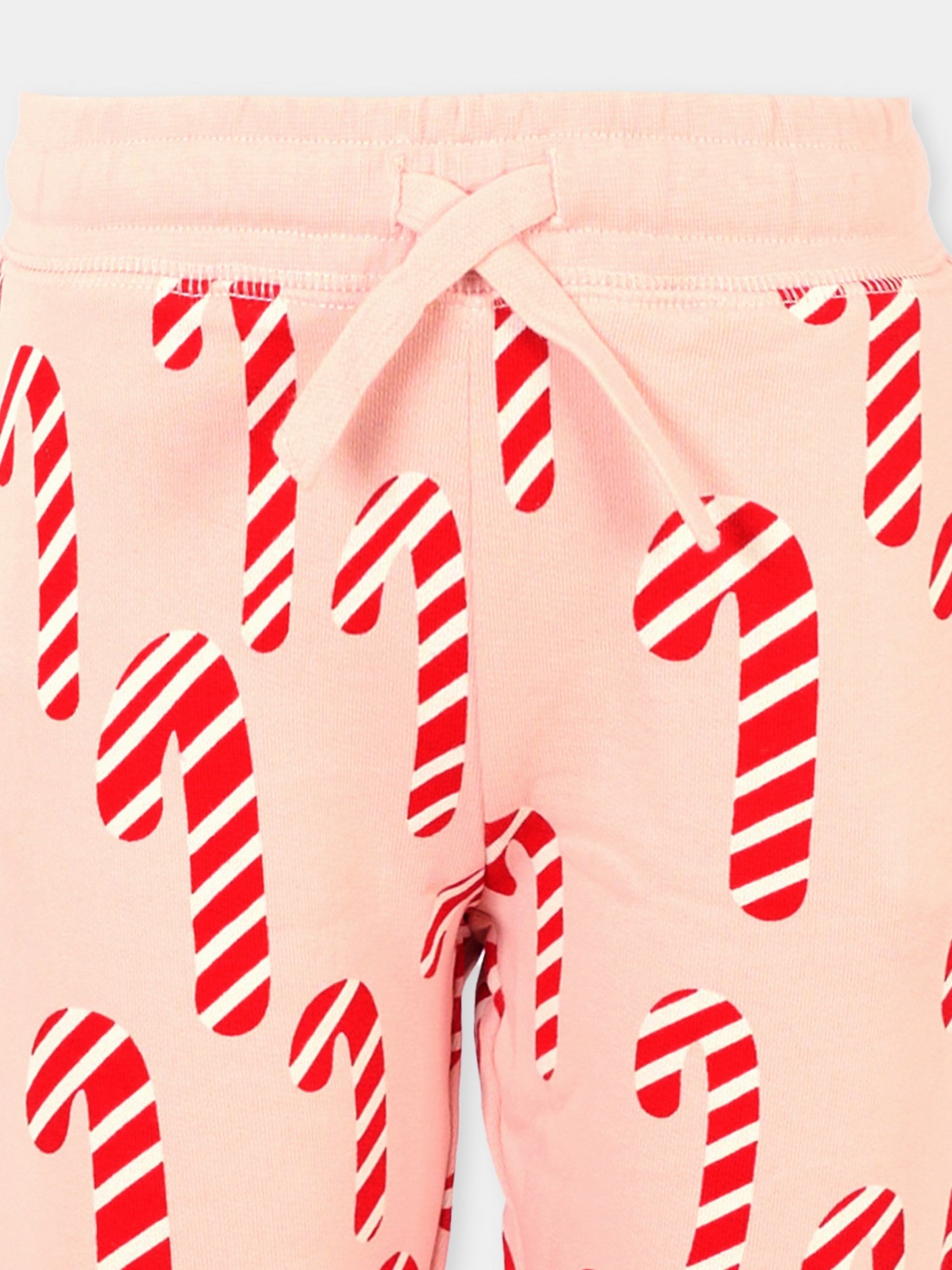 Pantaloni rosa per bambina con bastoncini di zucchero,Stella Mccartney Kids,TT6E00 Z1351 505MC