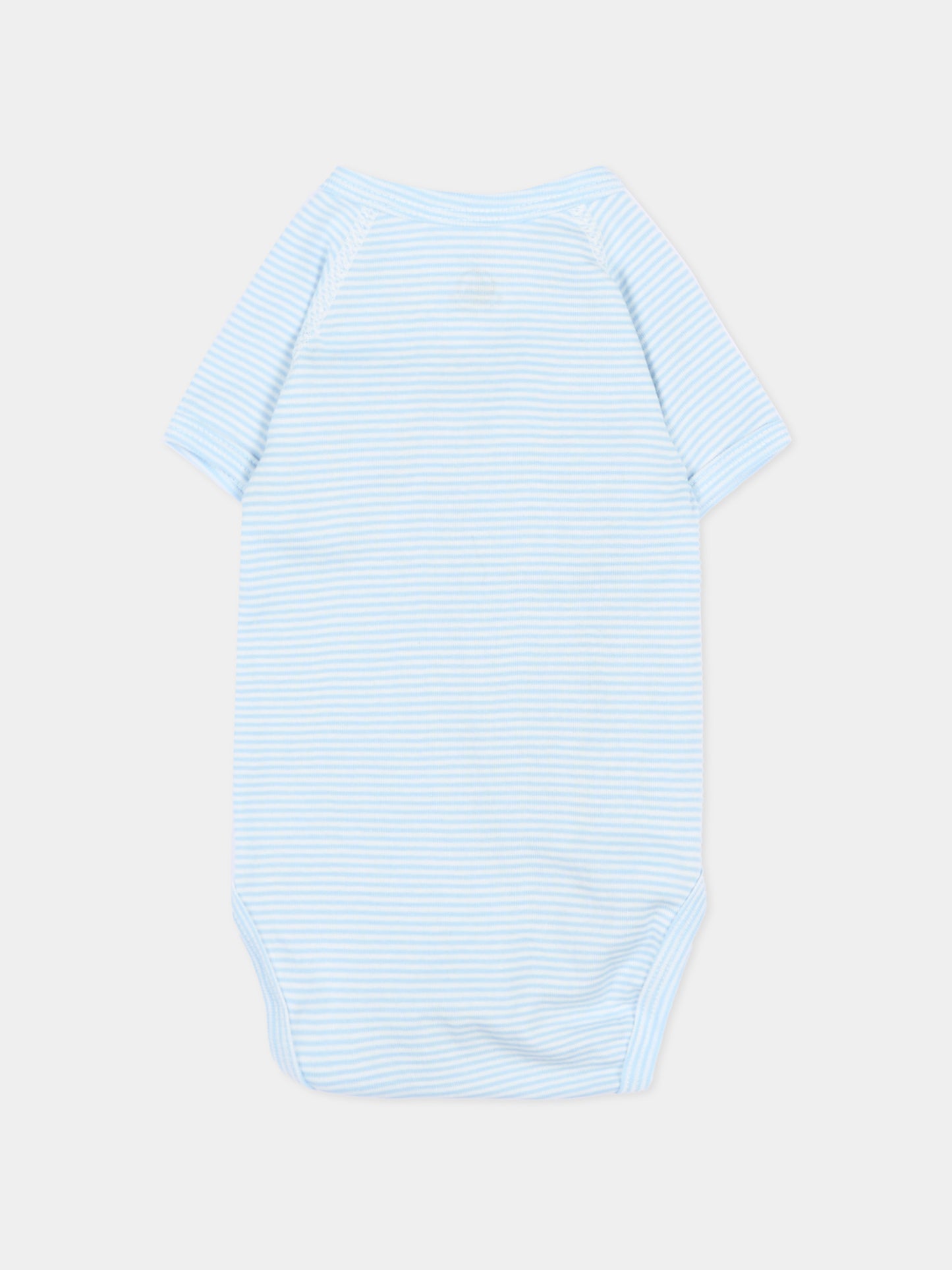 Body celeste per neonato con balene,Petit Bateau,A0FAR VARIANTE 1 00