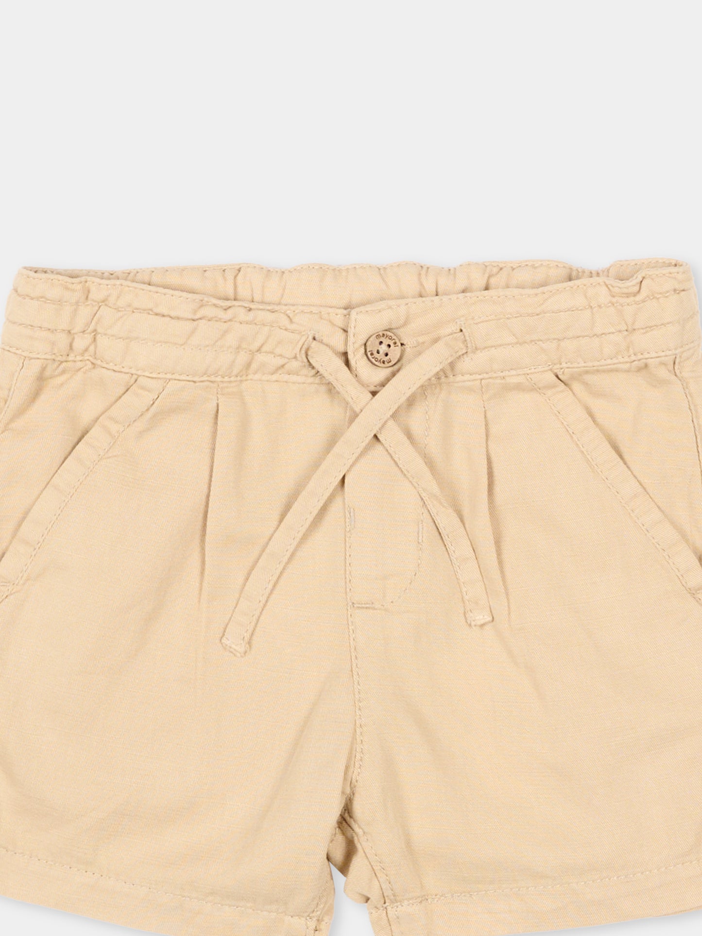 Shorts beige per neonato,Mayoral,1220 073