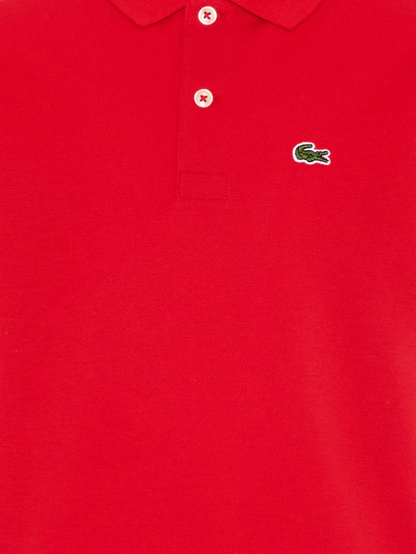 Polo rossa per bambino con logo,Lacoste,7354 RCJ