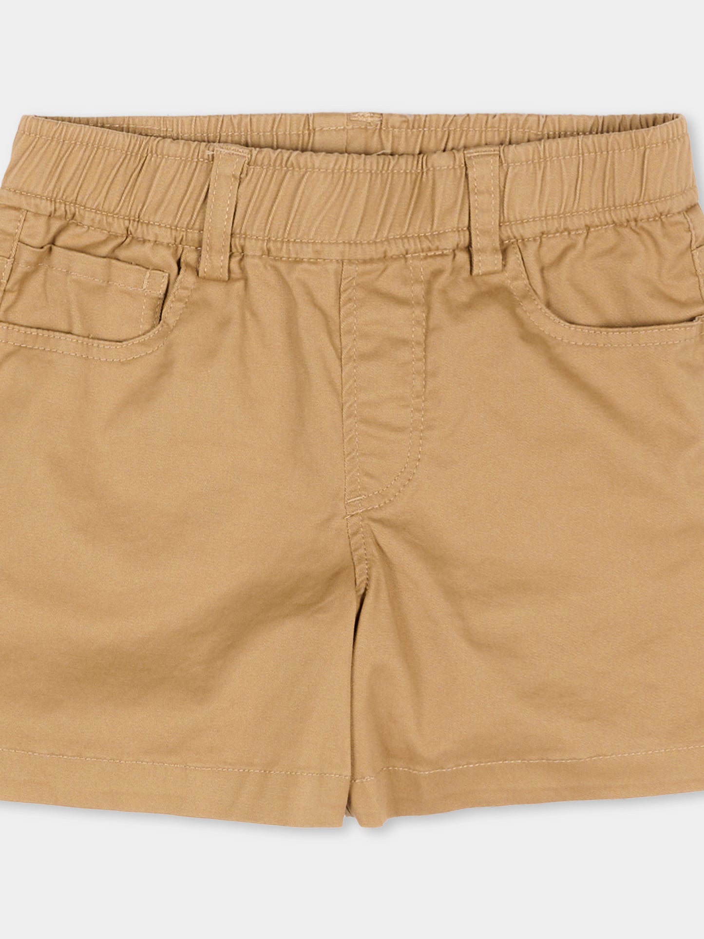 Shorts marroni per neonato,Trussardi Junior,TIP26074BE BROWN MACCHIATO