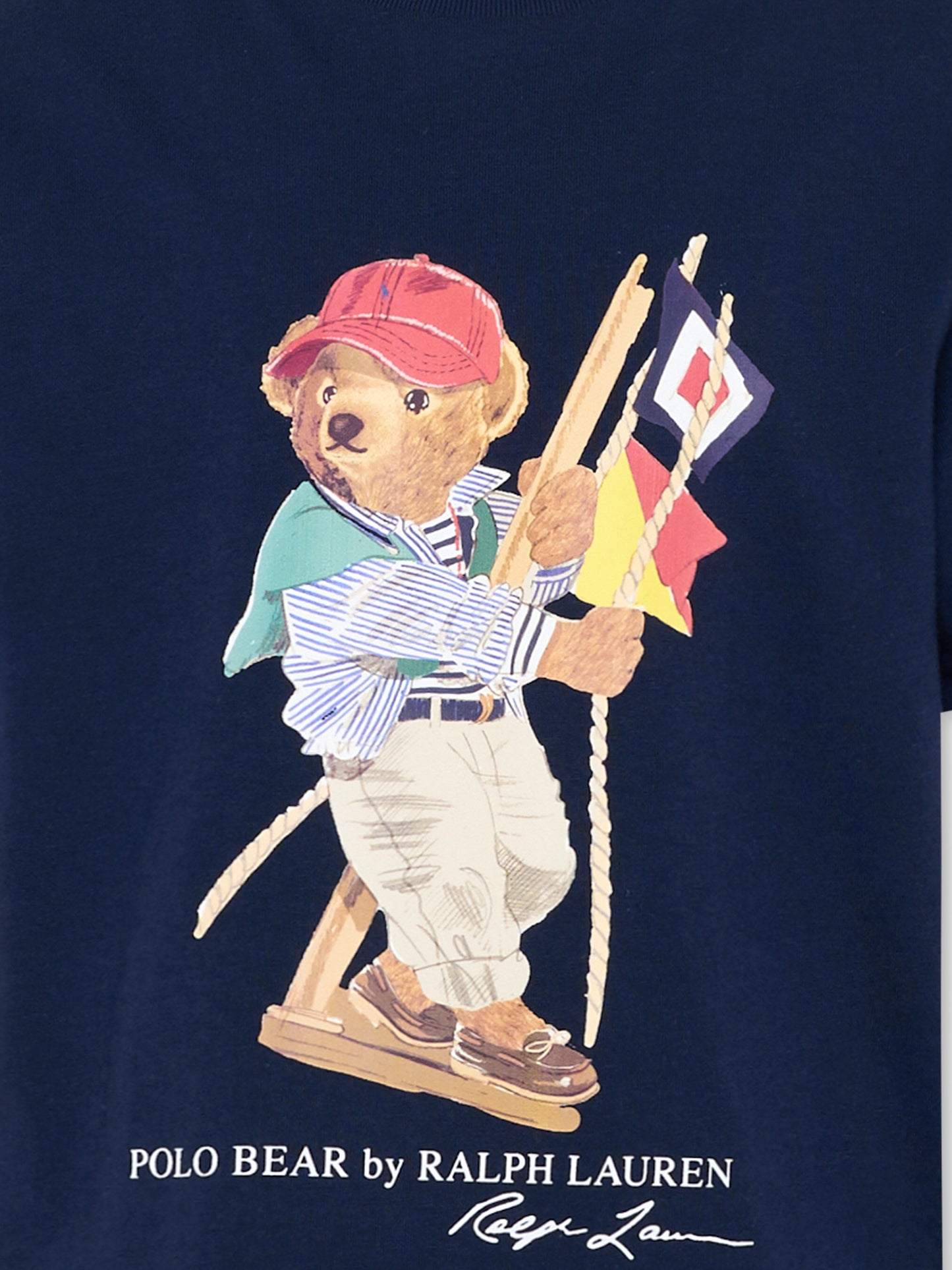 T-shirt blu Polo Bear per bambino,Ralph Lauren Kids,A12428002