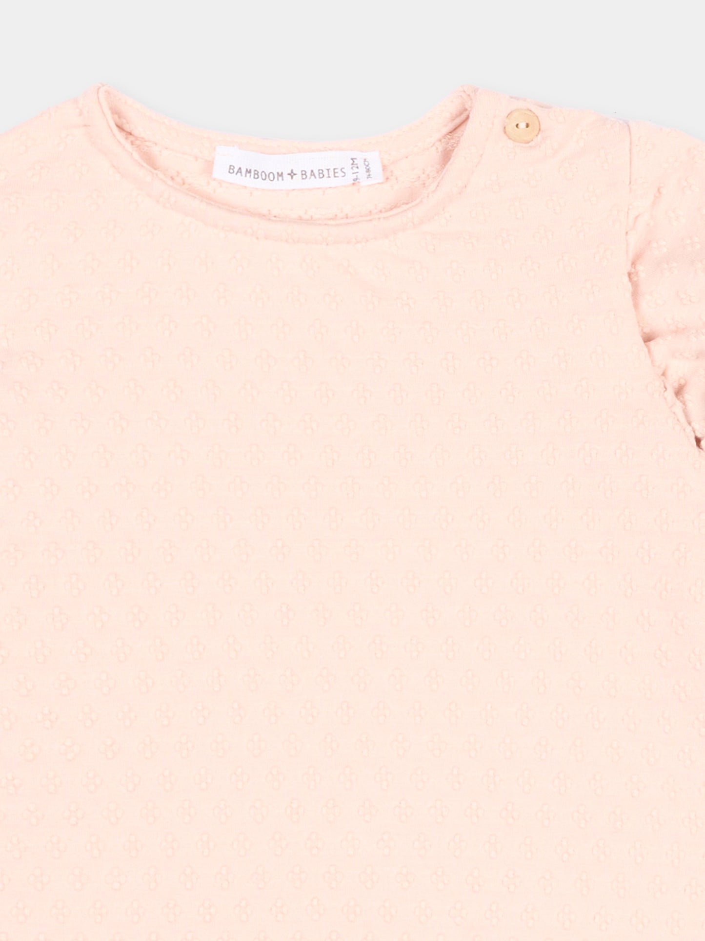 T-shirt rosa per neonata,Bamboom,1123TE00073 PINK BLOOM