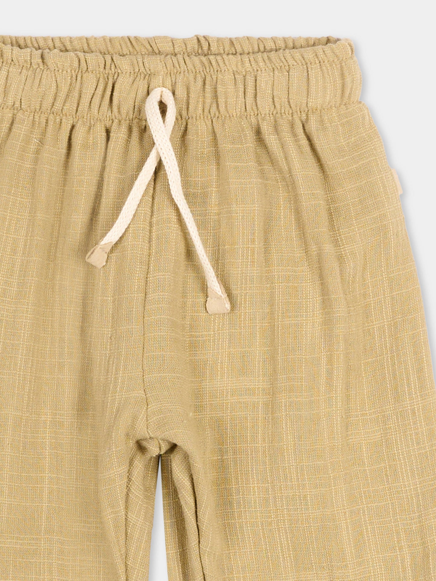 Pantaloni casual beige per neonati,Bamboom,1125TE00070 MUSTARD