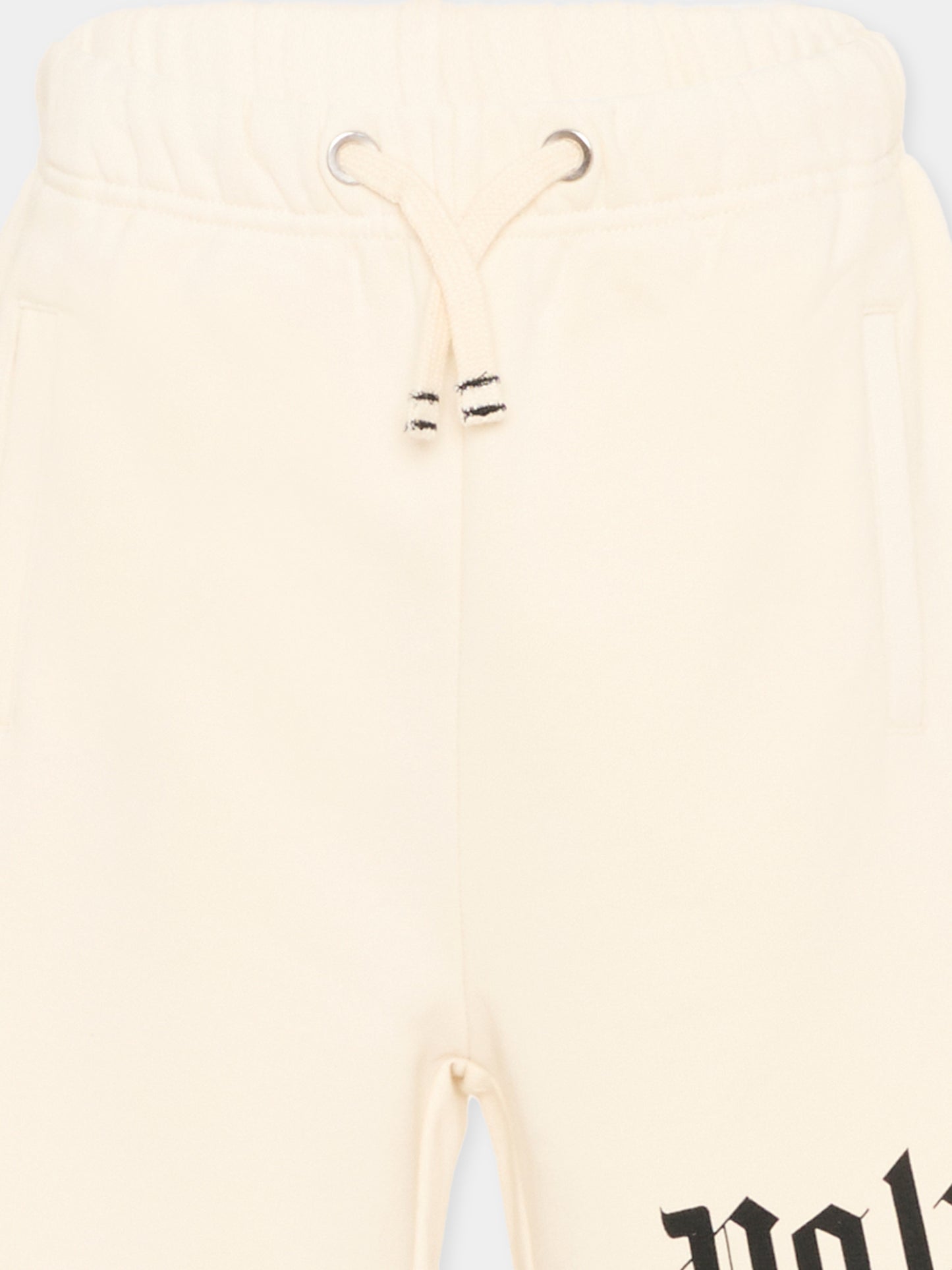 Shorts sportivi avorio Palm Angels,Palm Angels,PBCI006S26FLE001 002