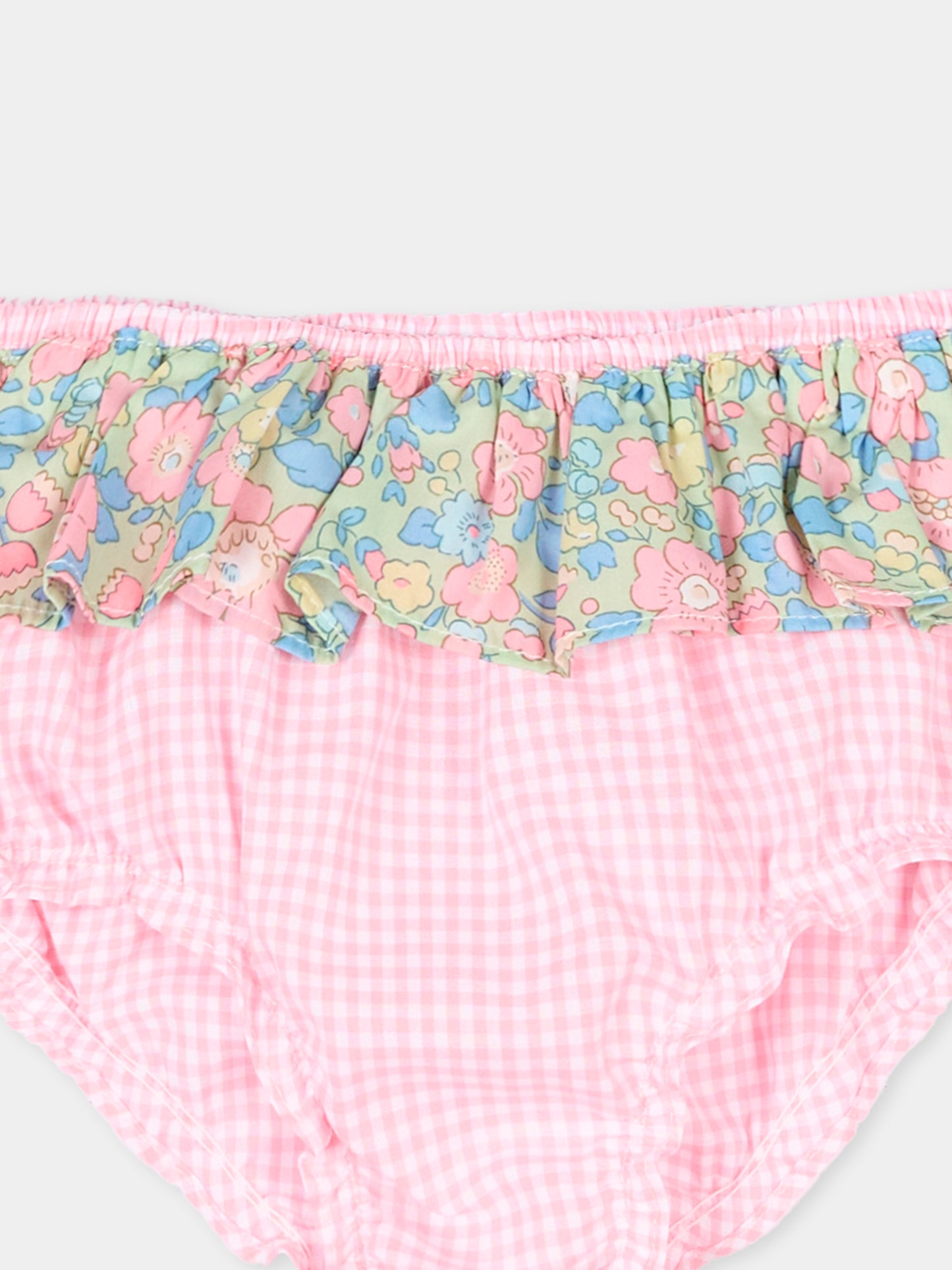 Slip bikini rosa per neonata floreale,Pesciolino Rosso,N02 PATCH S 184