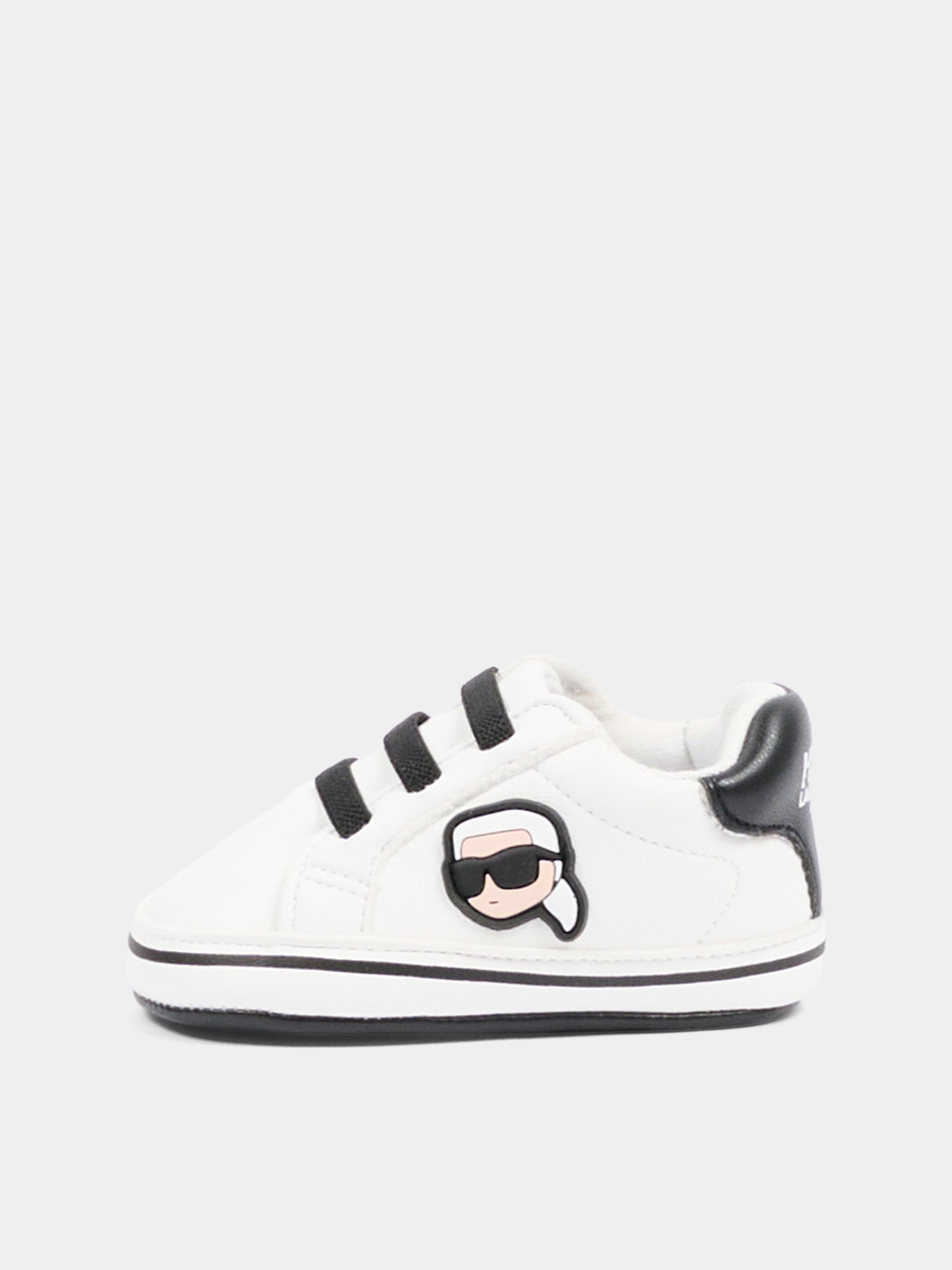 Sneakers bianche per neonato Ikonik Karl,Karl Lagerfeld Kids,Z31185 10P