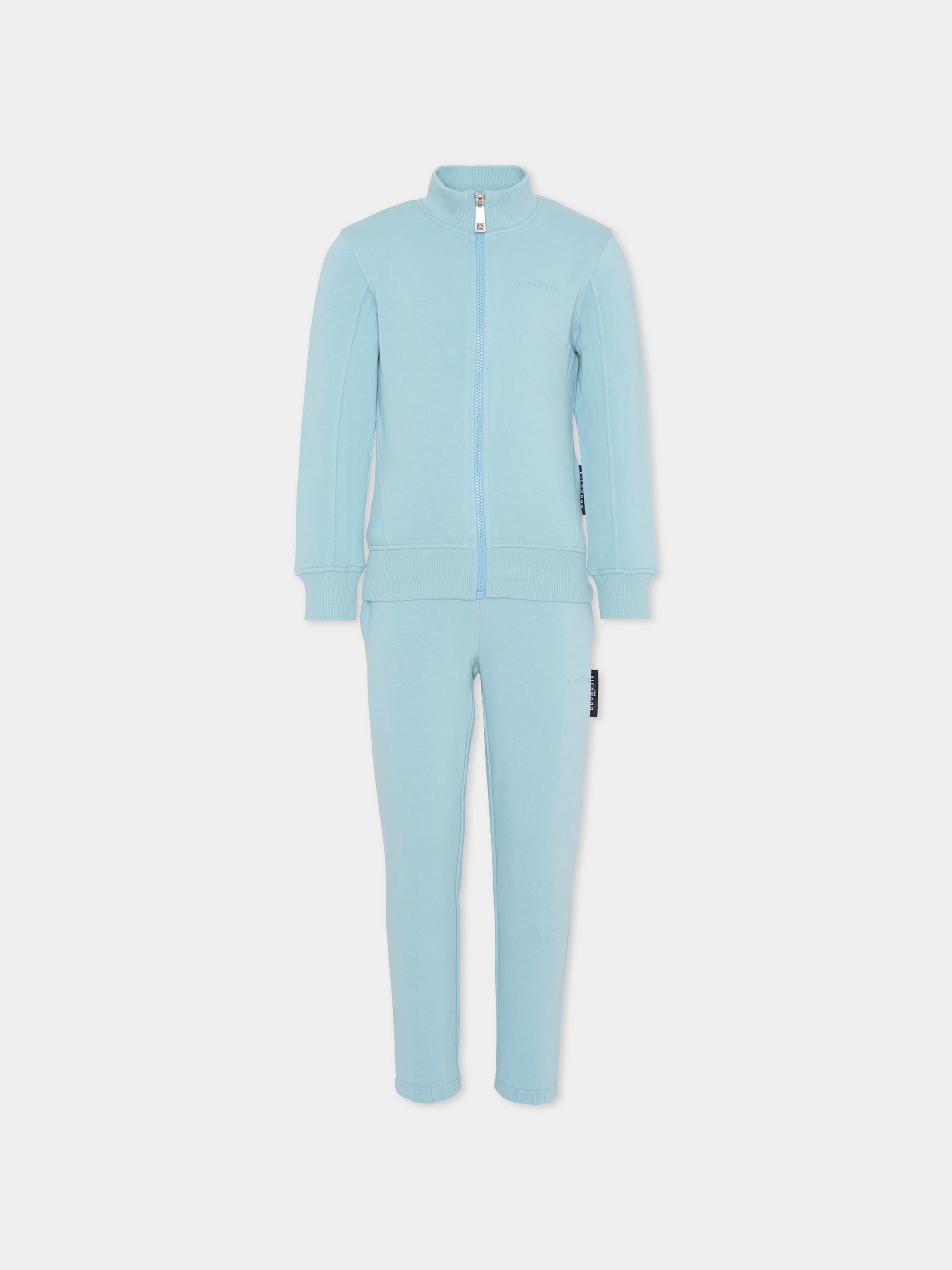 Completo azzurro per bambina con logo,Richmond,RGA25005CF FORGET ME NOT