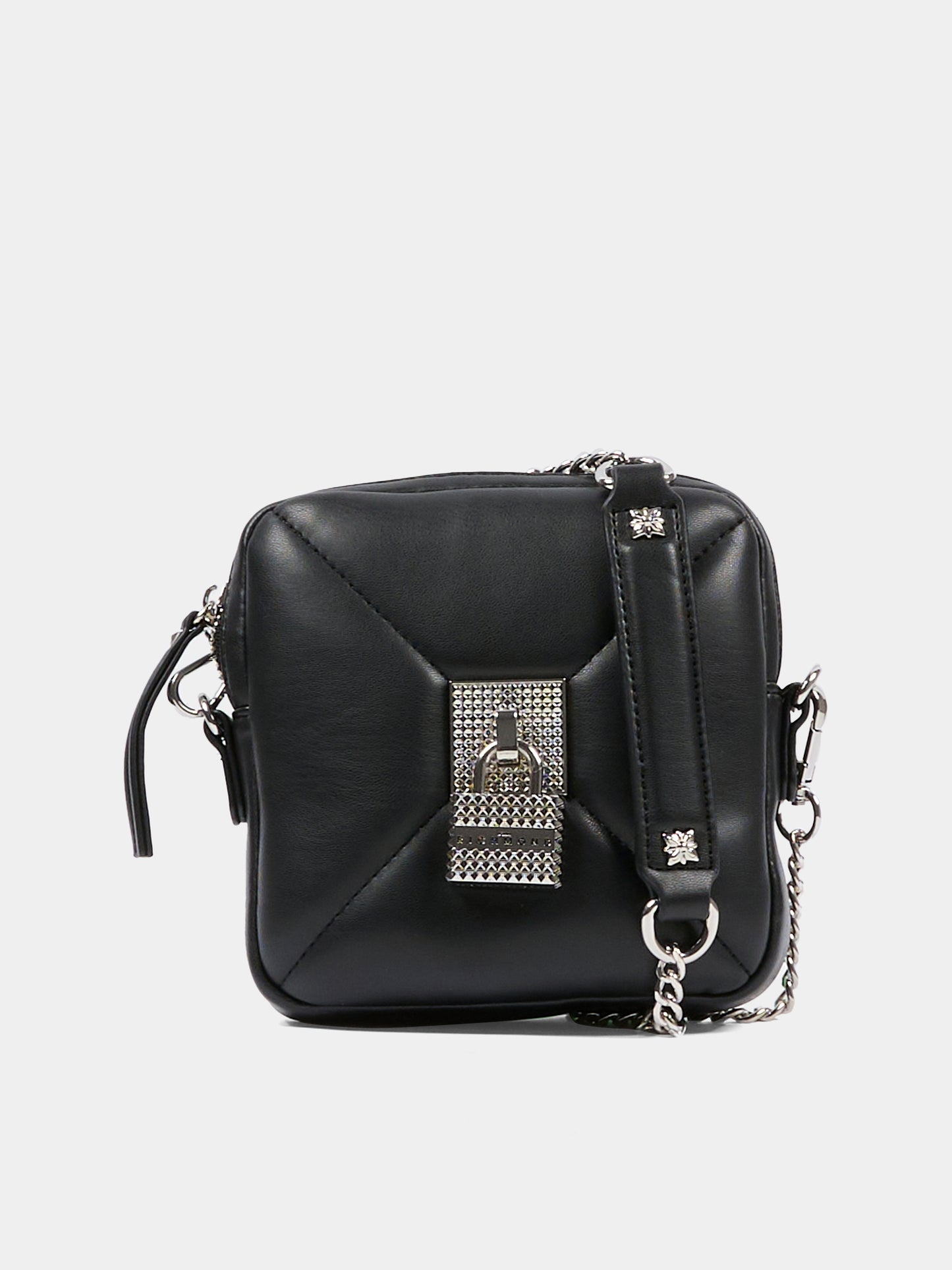 Borsa nera per bambina con lucchetto,Richmond,RGA25022BO BLACK