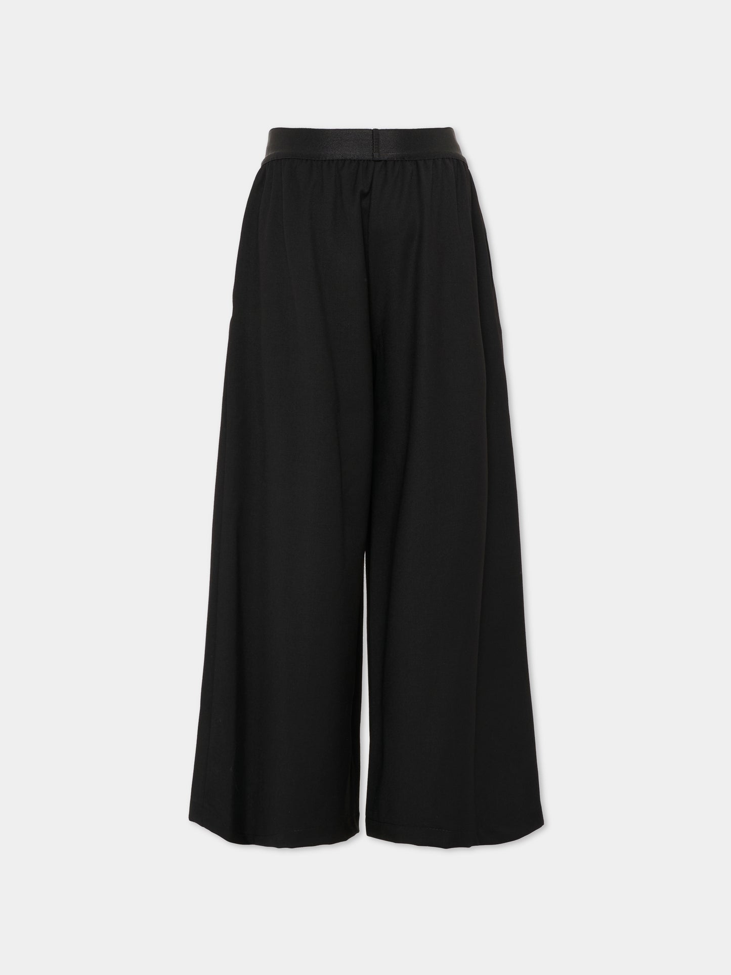 Pantaloni neri per bambina con logo,Richmond,RGA25216PA BLACK